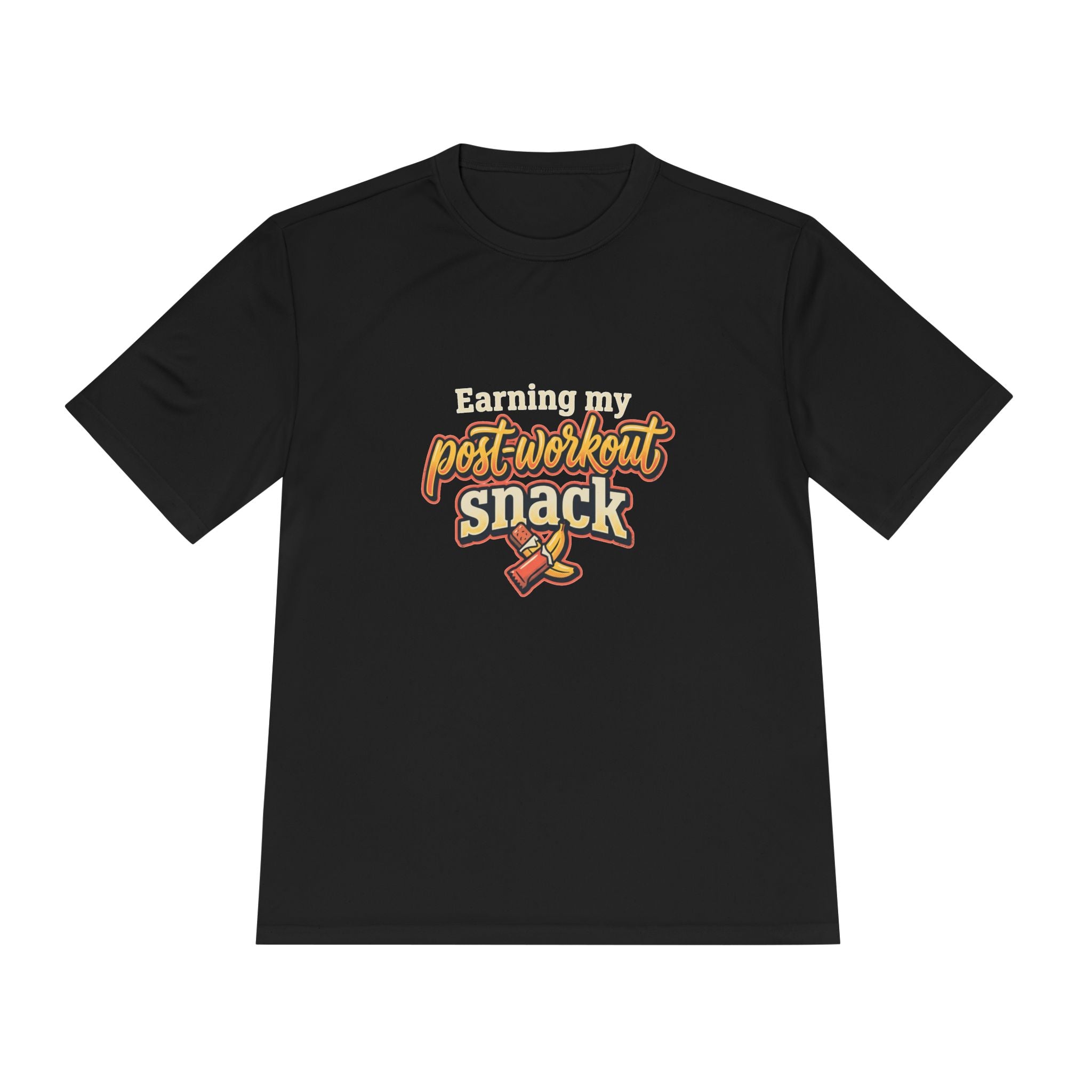Earning My Post-Workout Snack Unisex Moisture Wicking Tee