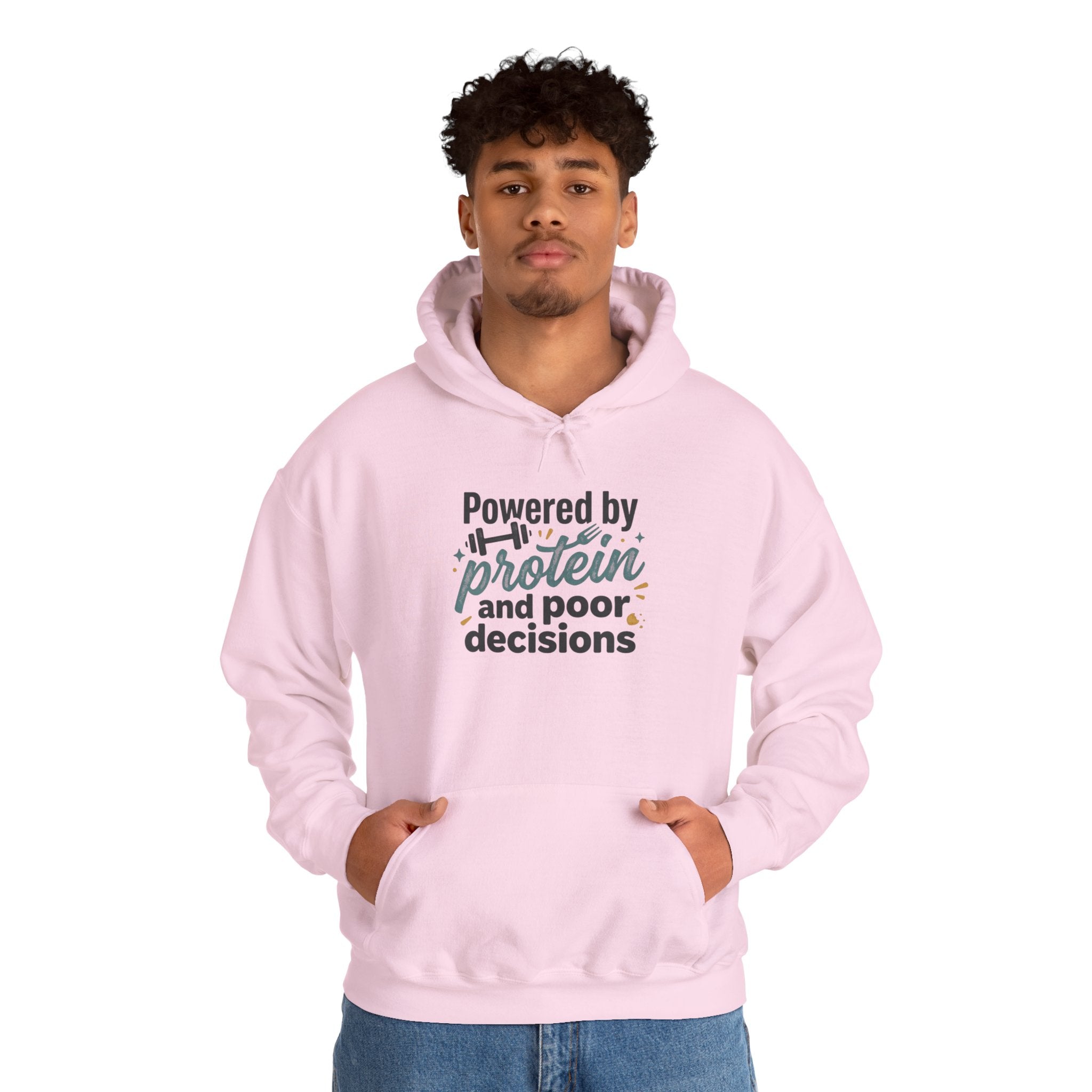 Powered by Protein Unisex Heavy Blend™ Hooded Sweatshirt