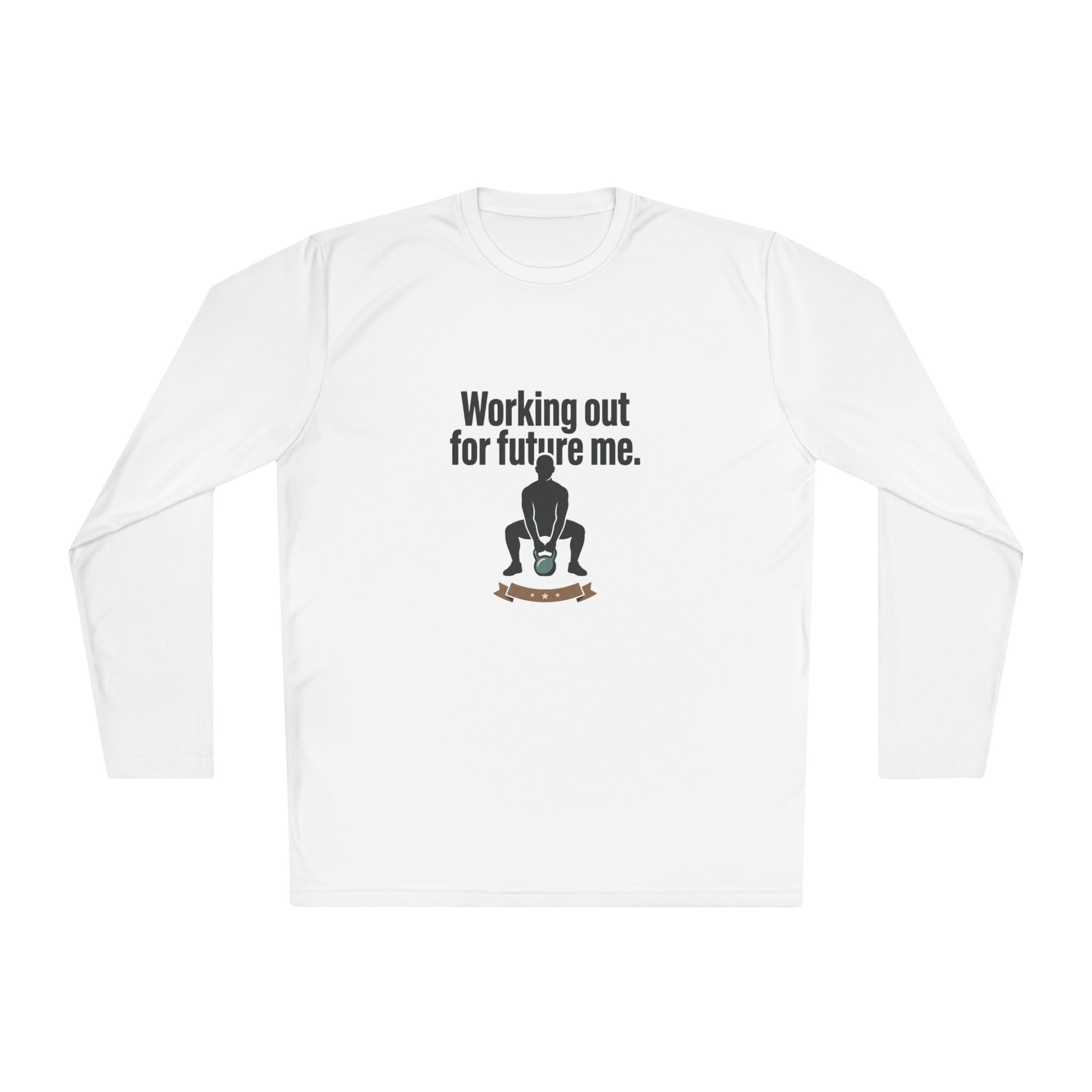 Working Out For Future Me Unisex Lightweight Long Sleeve Tee