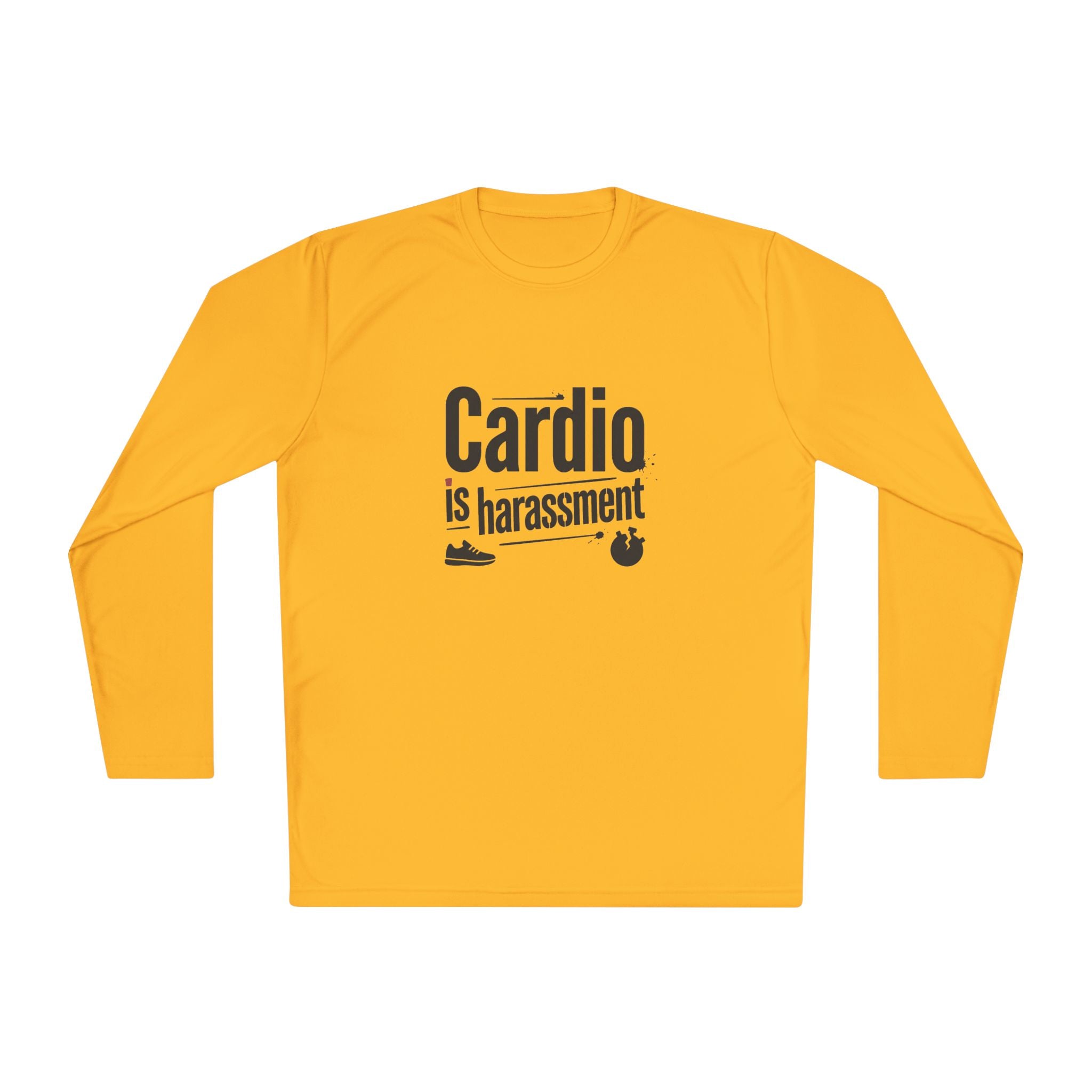 Cardio is Harassment Unisex Lightweight Long Sleeve Tee