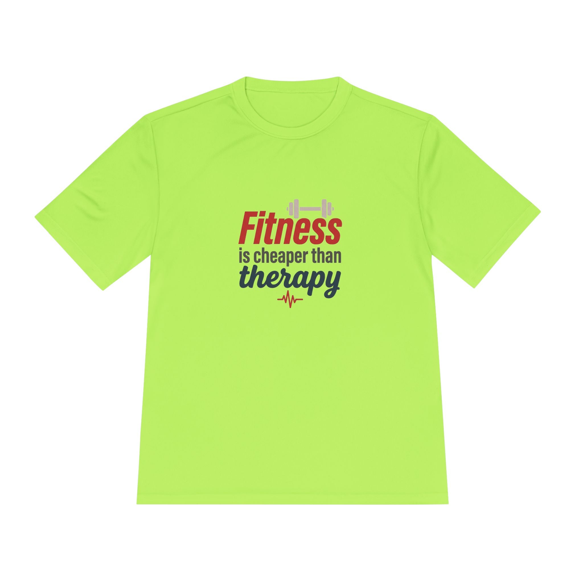 Fitness is Cheaper than Therapy Unisex Moisture Wicking Tee