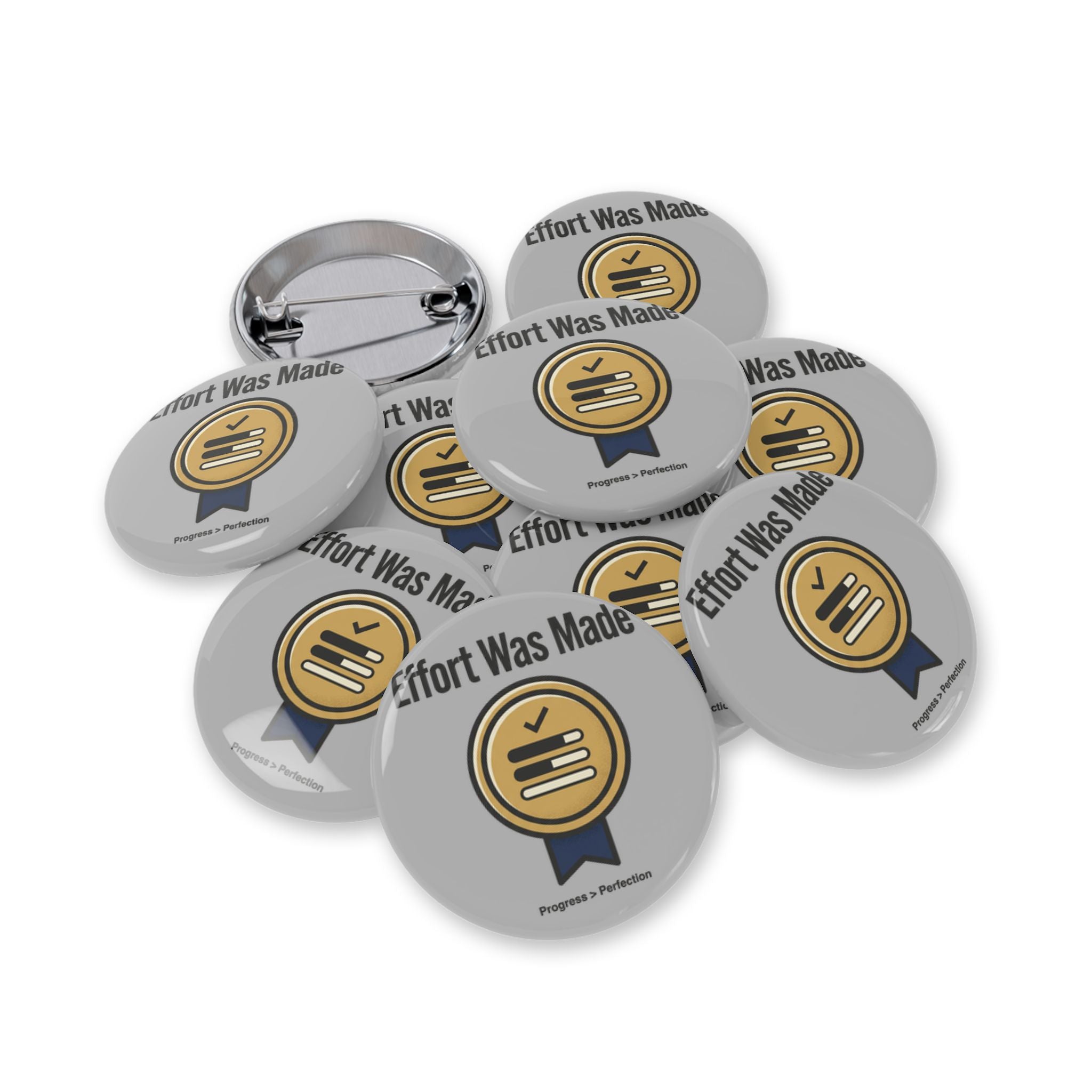 Effort was Made Round Pins
