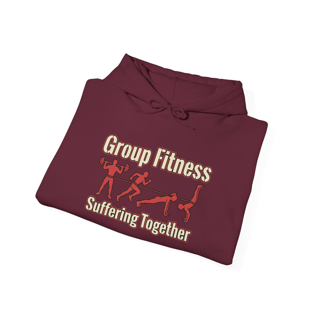 Group Fitness Suffering Together Unisex Heavy Blend™ Hooded Sweatshirt