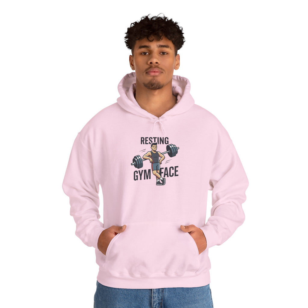 Resting Gym Face Unisex Heavy Blend™ Hooded Sweatshirt