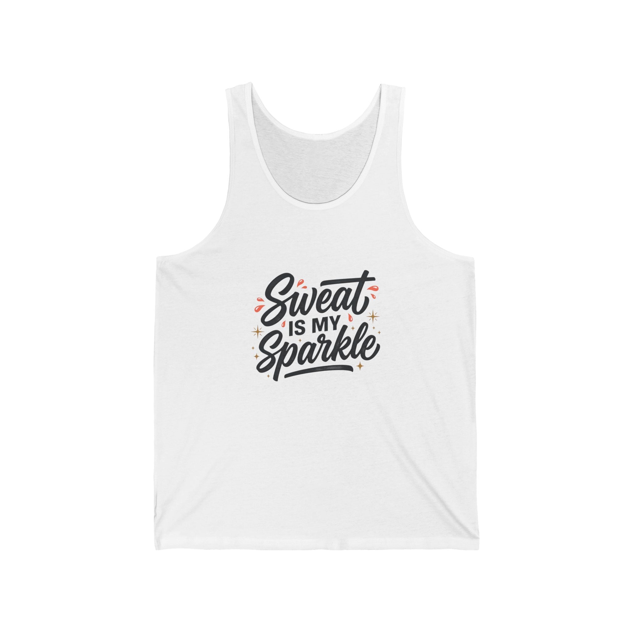 Sweat is My Sparkle Unisex Jersey Tank