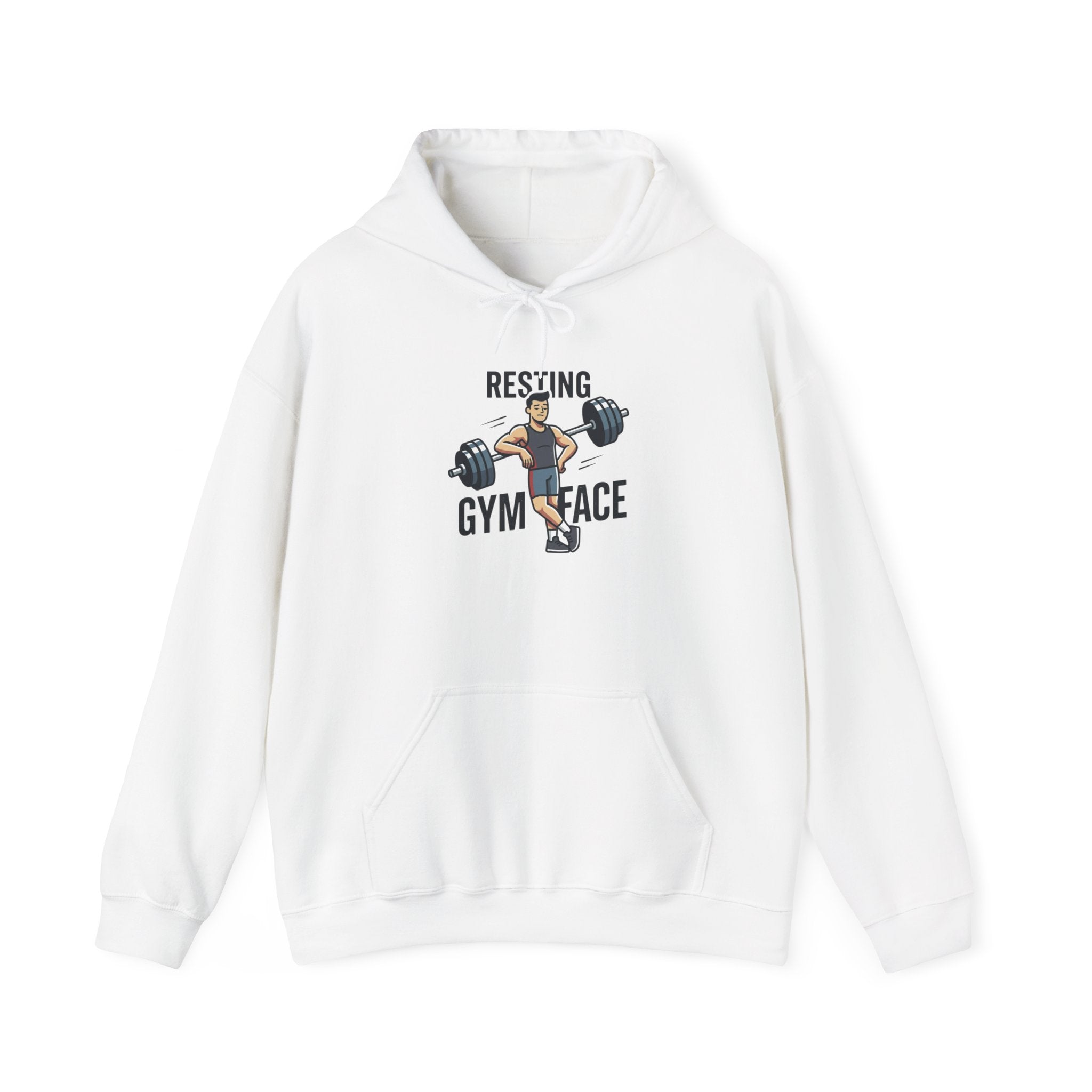 Resting Gym Face Unisex Heavy Blend™ Hooded Sweatshirt