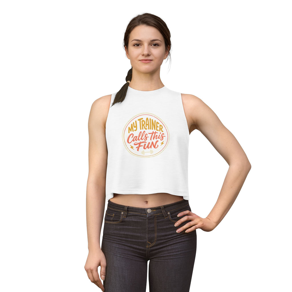 My Trainer Calls This Fun Women's Crop Top