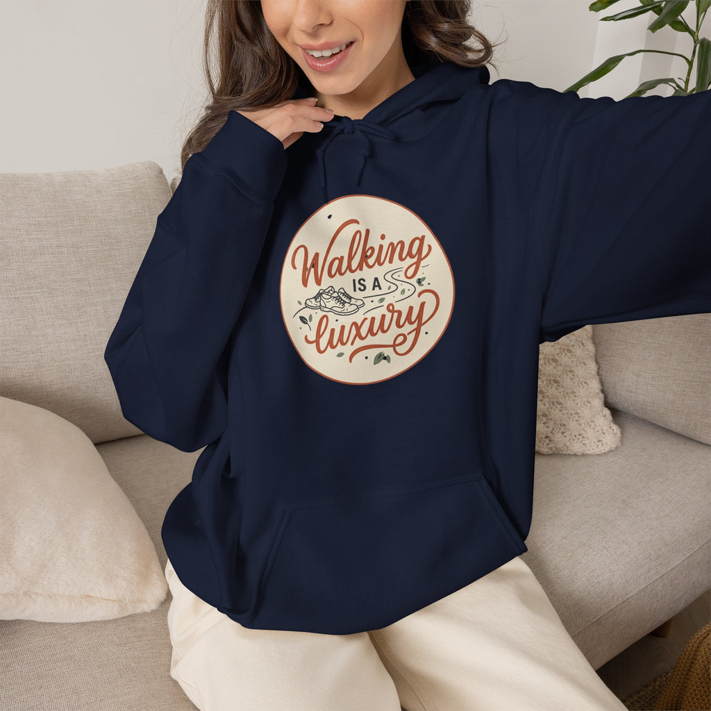 Walking is a Luxury Unisex Heavy Blend™ Hooded Sweatshirt