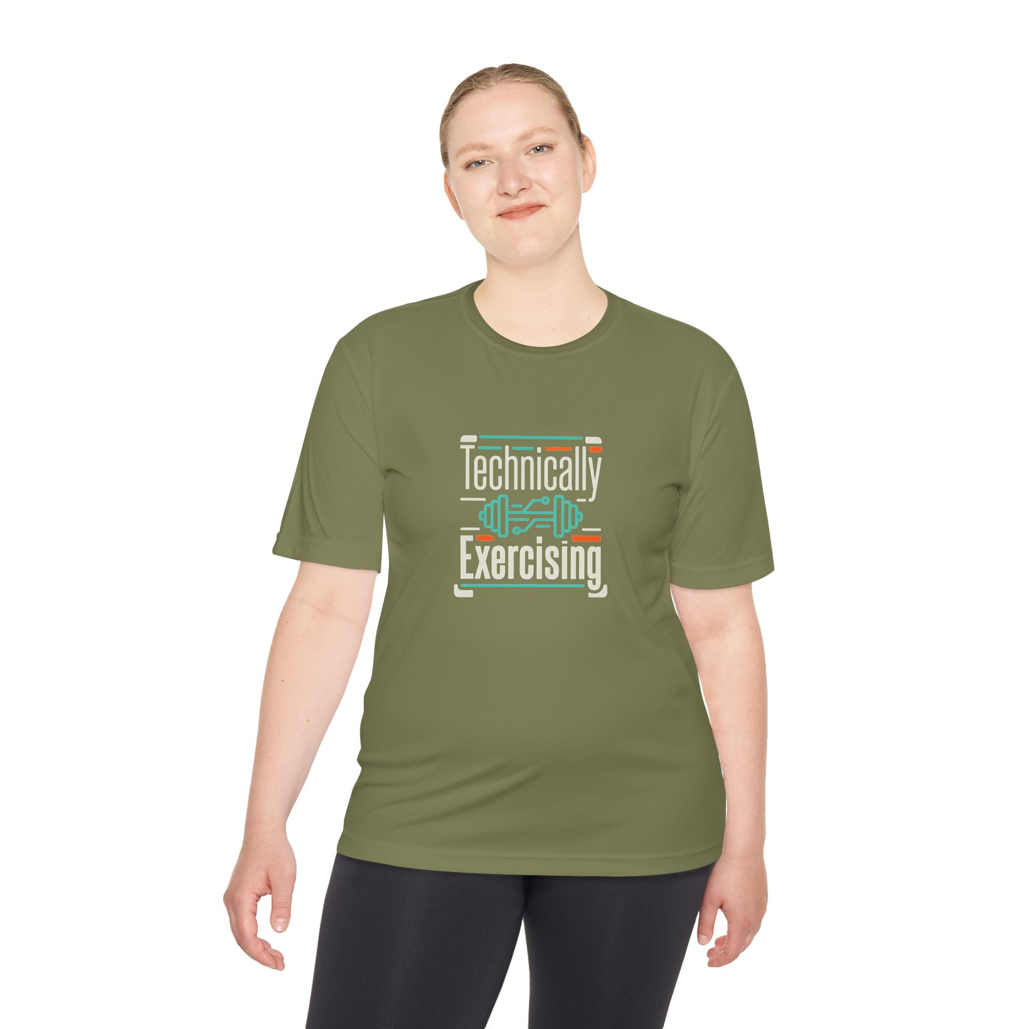 Technically Exercising Unisex Moisture Wicking Tee