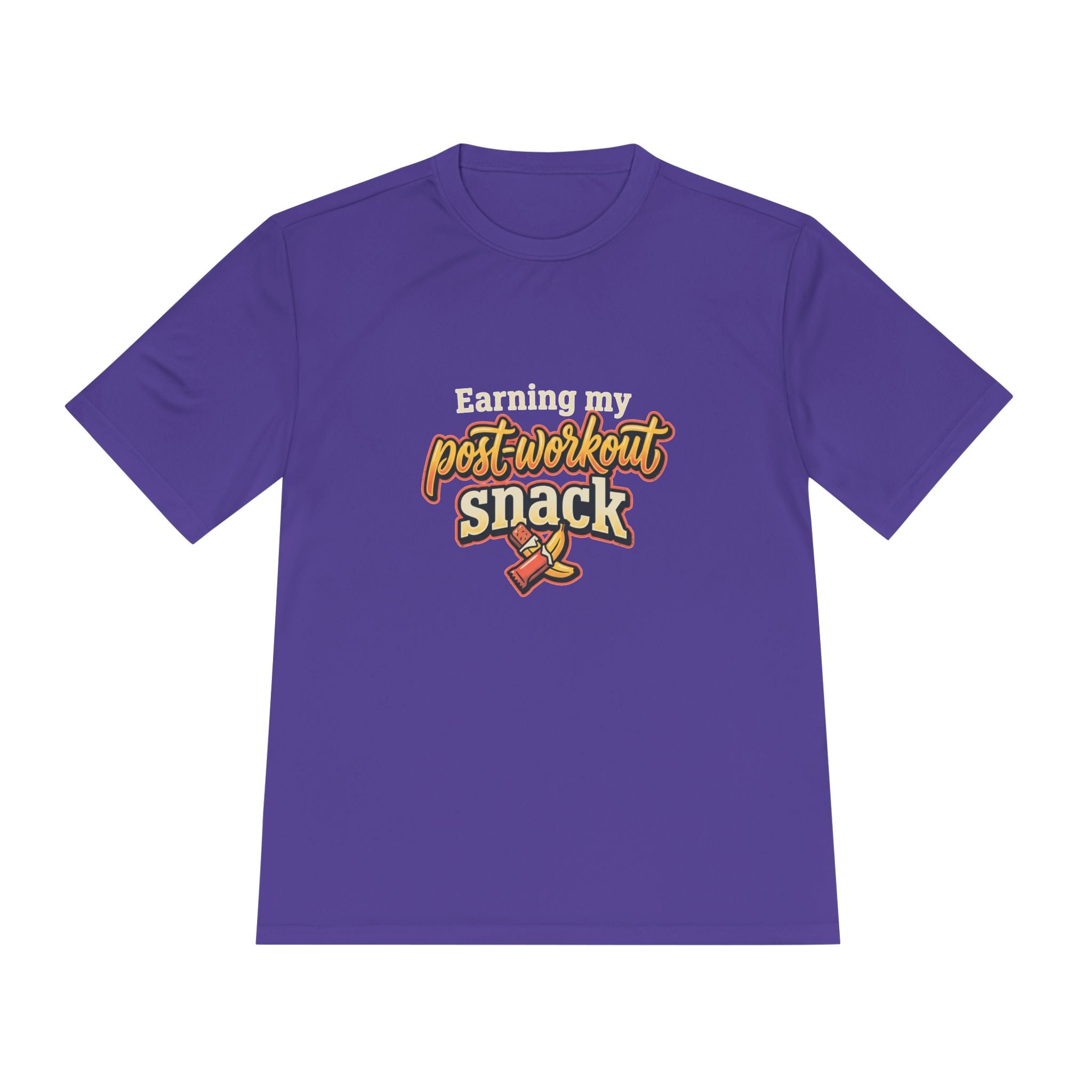 Earning My Post-Workout Snack Unisex Moisture Wicking Tee