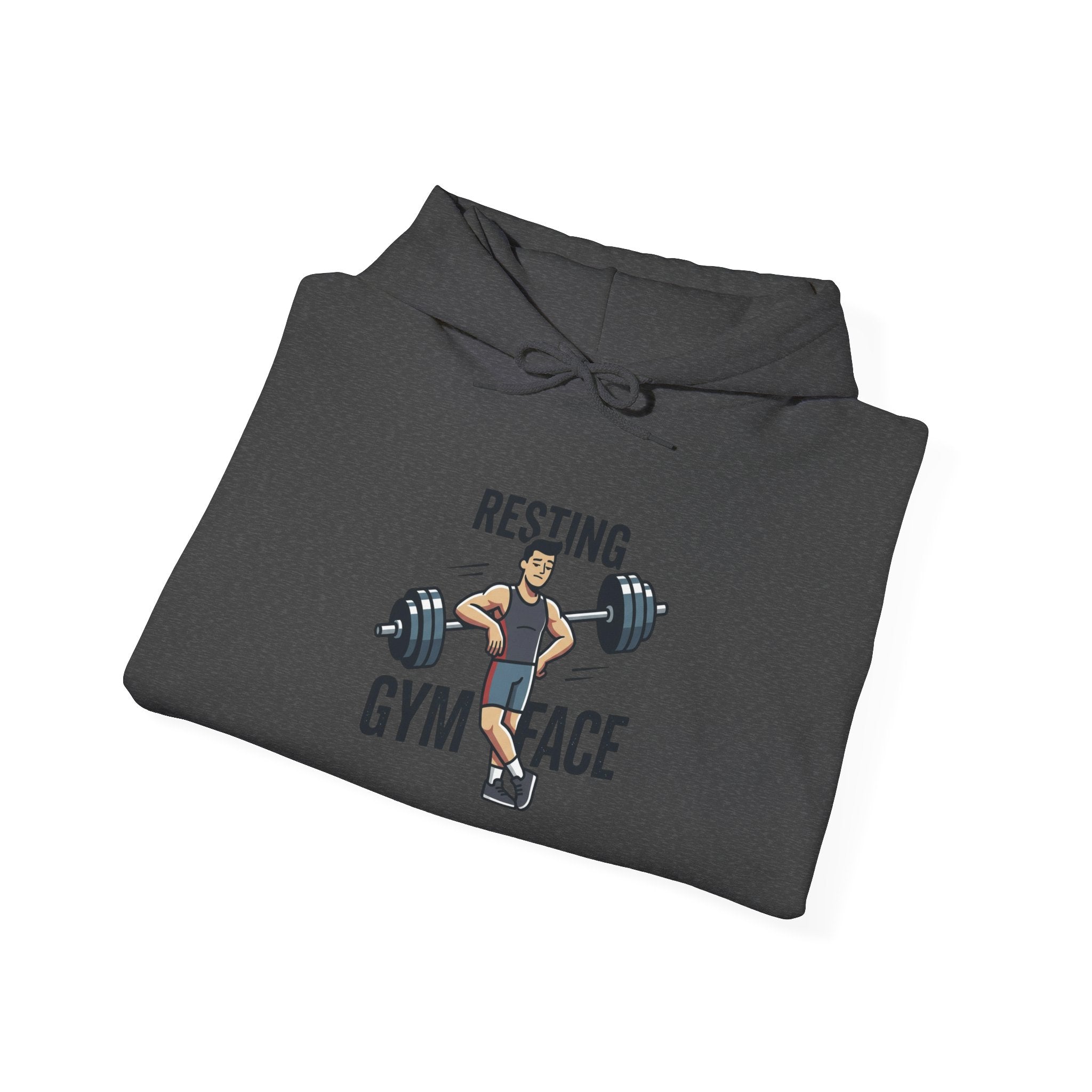 Resting Gym Face Unisex Heavy Blend™ Hooded Sweatshirt