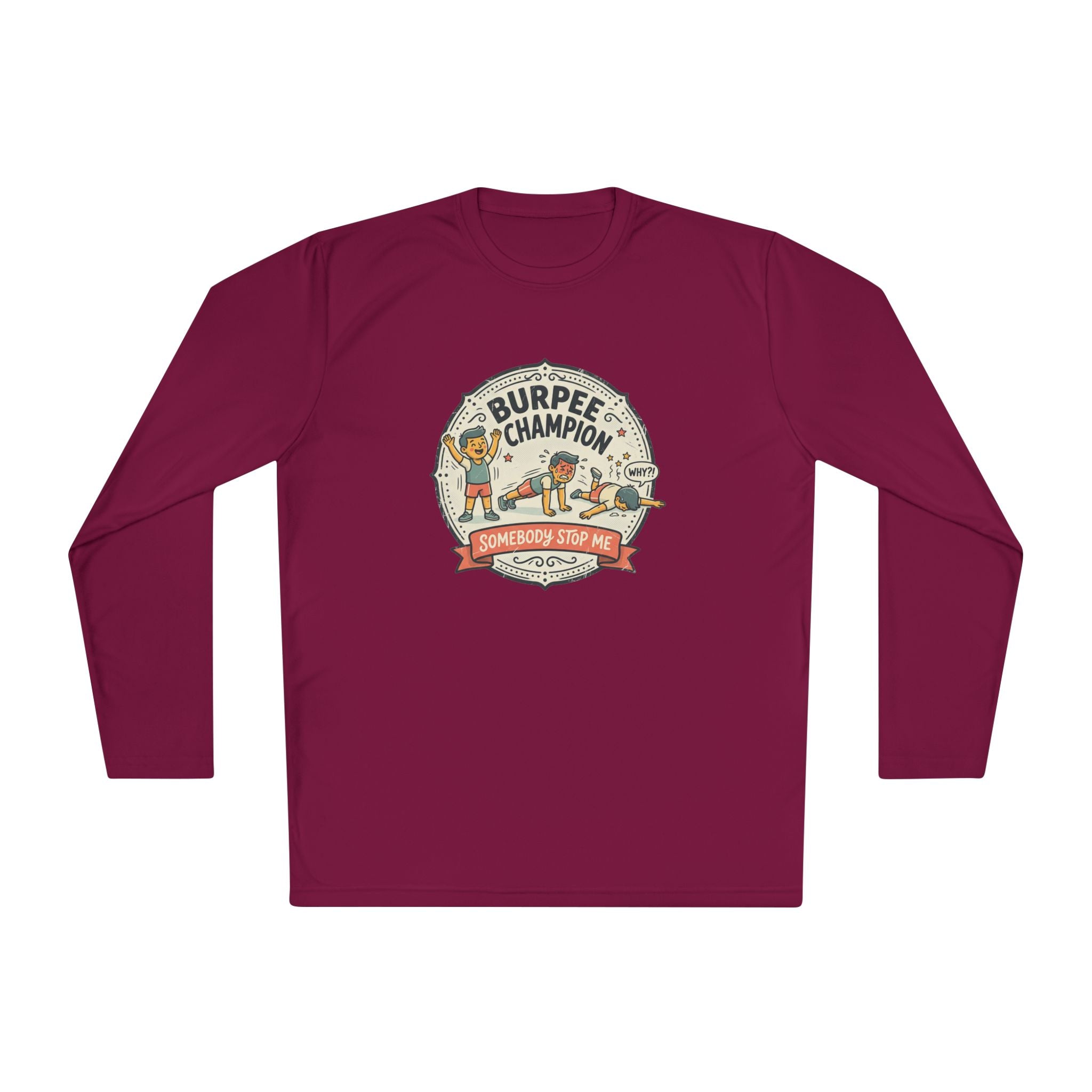 Burpee Champion Unisex Lightweight Long Sleeve Tee