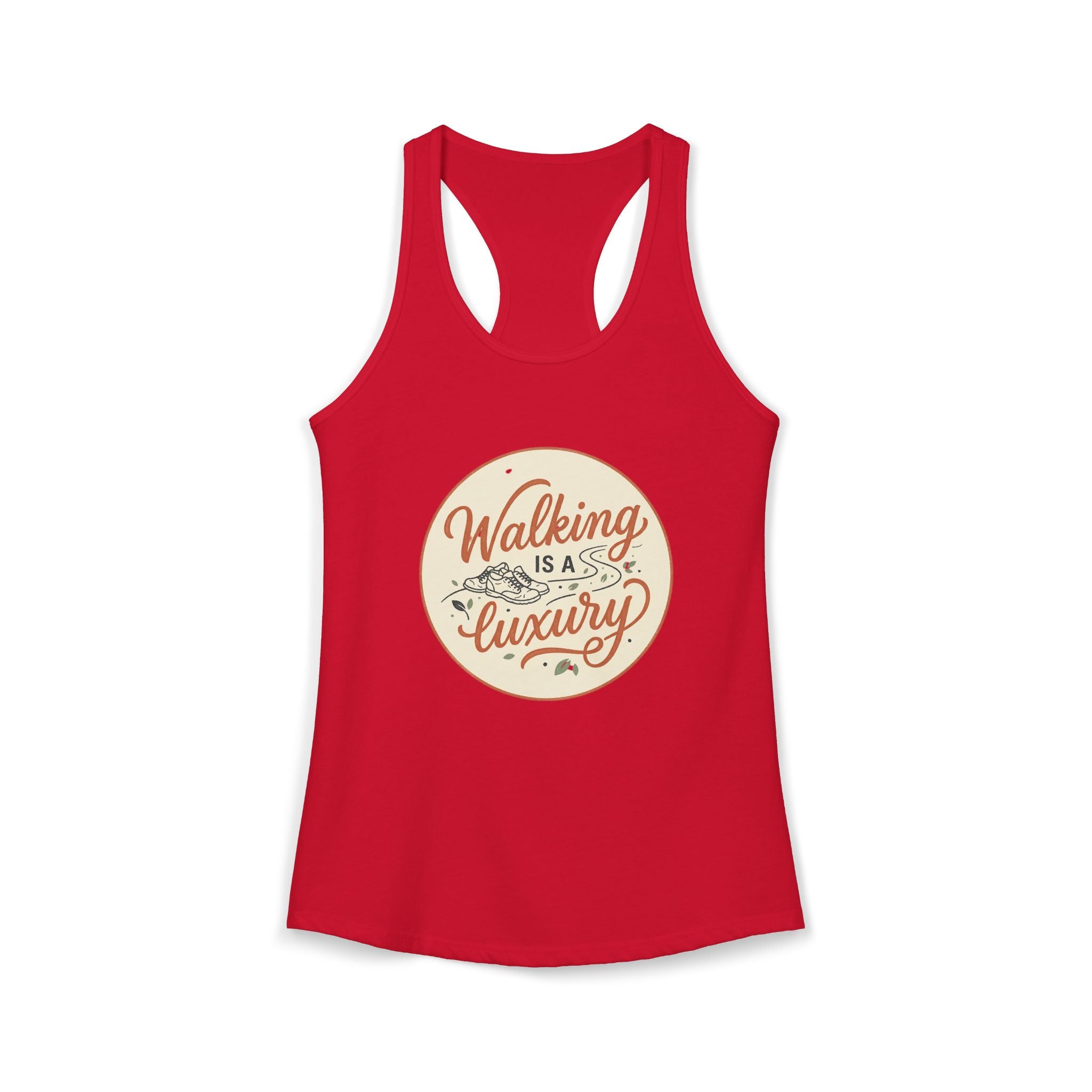 Walking is a Luxury Women's Ideal Racerback Tank