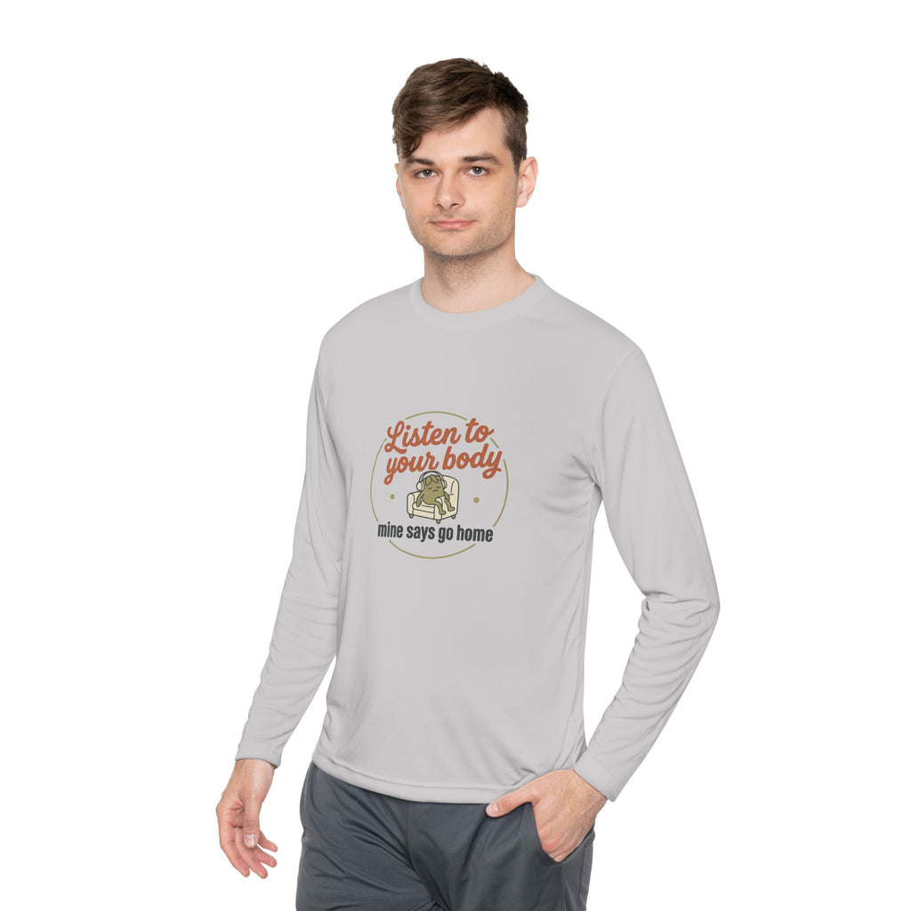 Listen to Your Body Unisex Lightweight Long Sleeve Tee