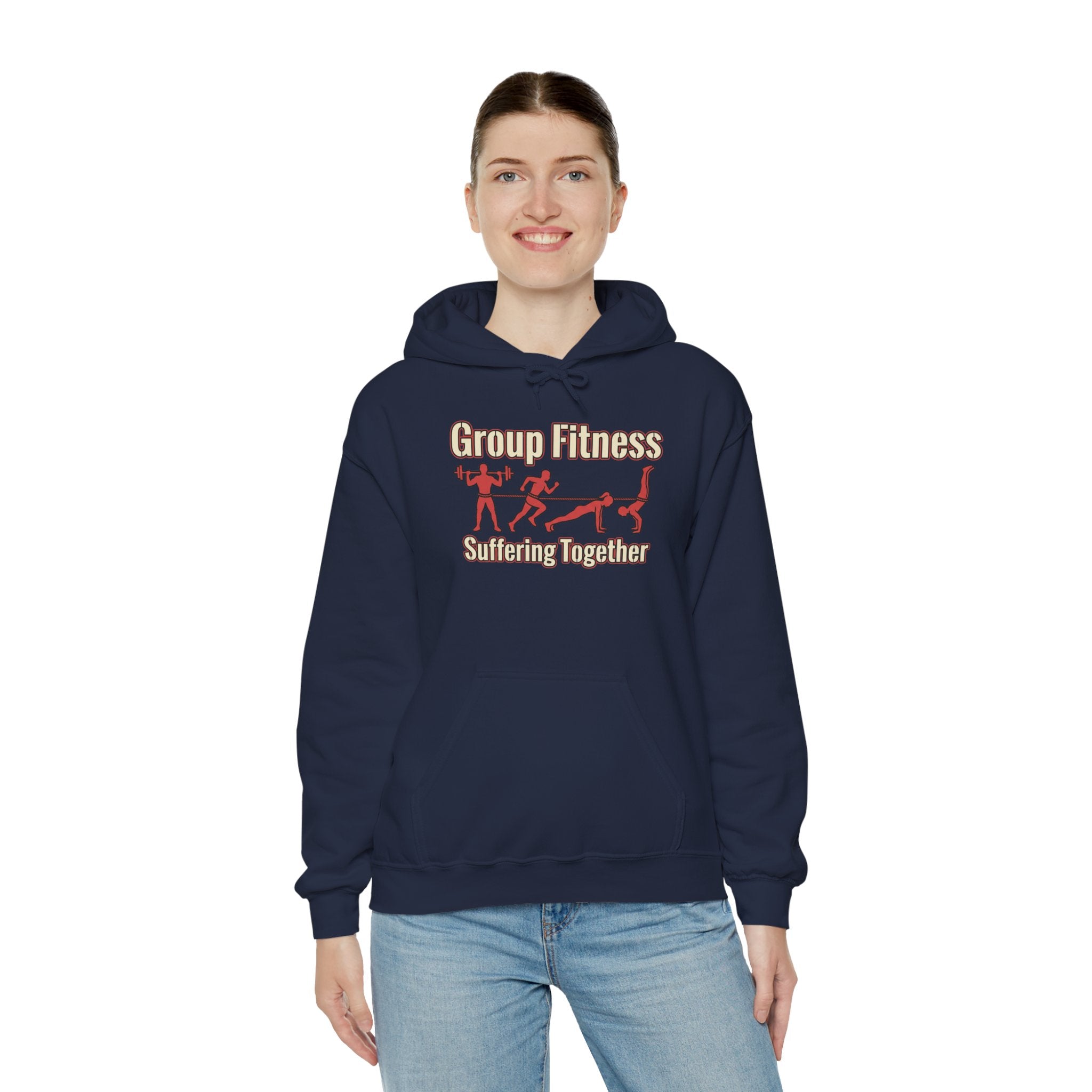 Group Fitness Suffering Together Unisex Heavy Blend™ Hooded Sweatshirt