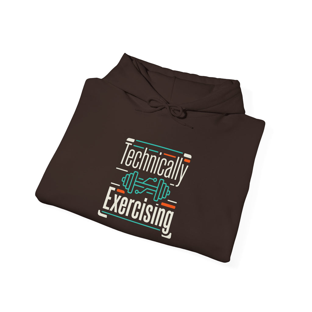 Technically Exercising Unisex Heavy Blend™ Hooded Sweatshirt