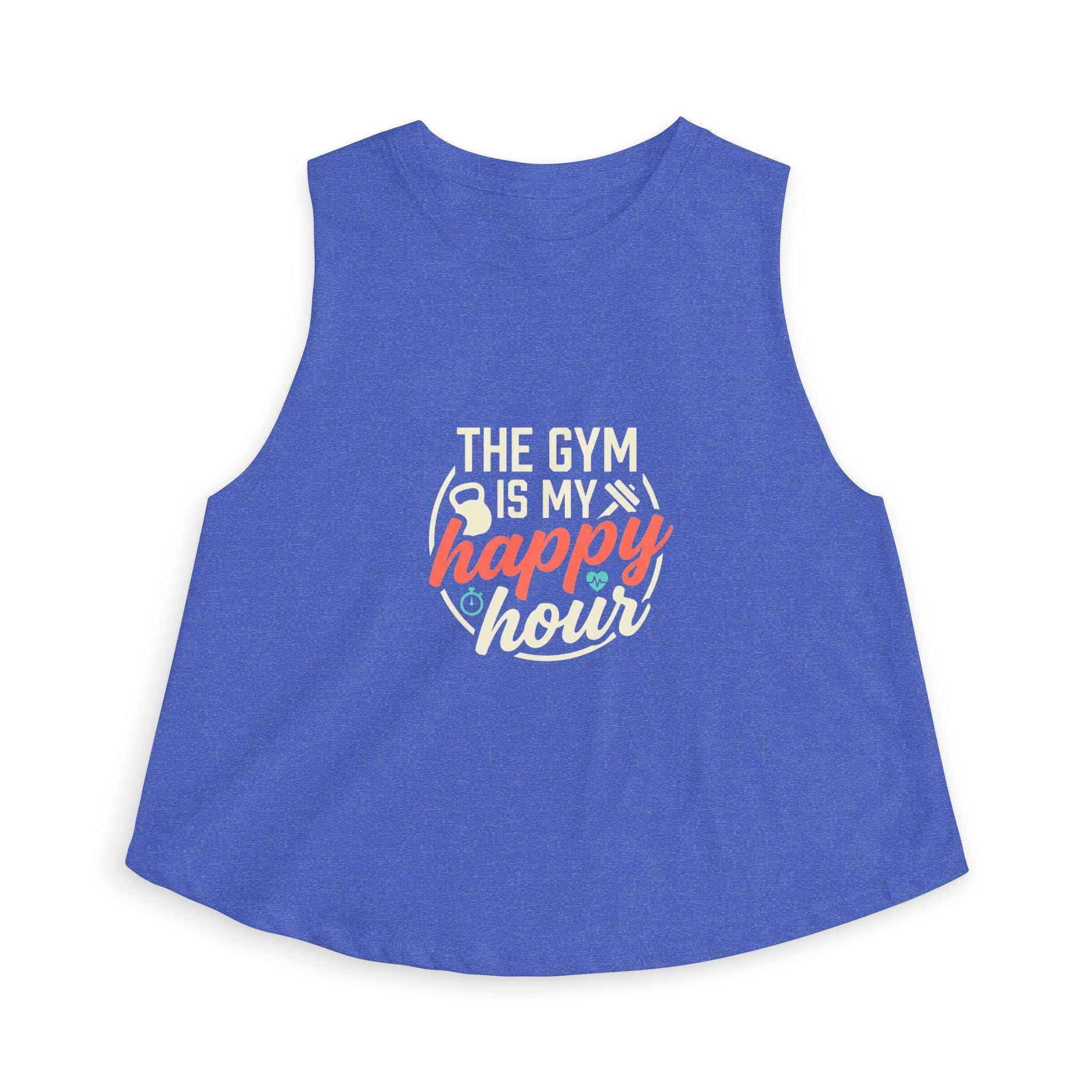 The Gym is My Happy Hour Women's Crop Top