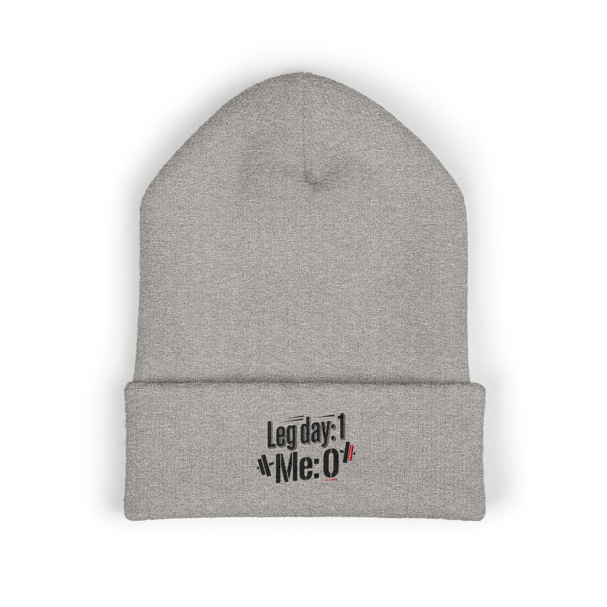 Leg Day Classic Cuffed Beanie (Embroidery)