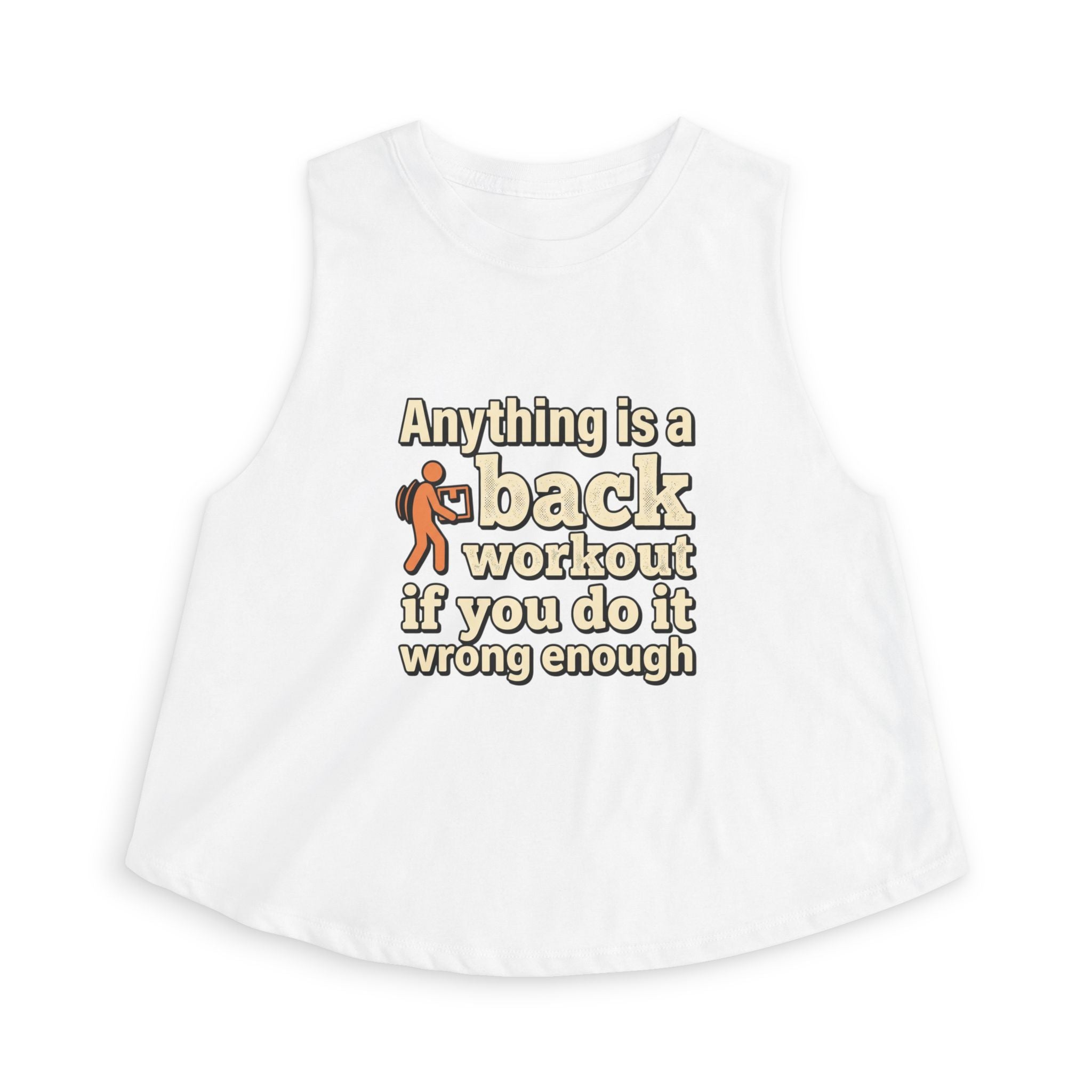 Anything is a Back Workout Women's Crop Top