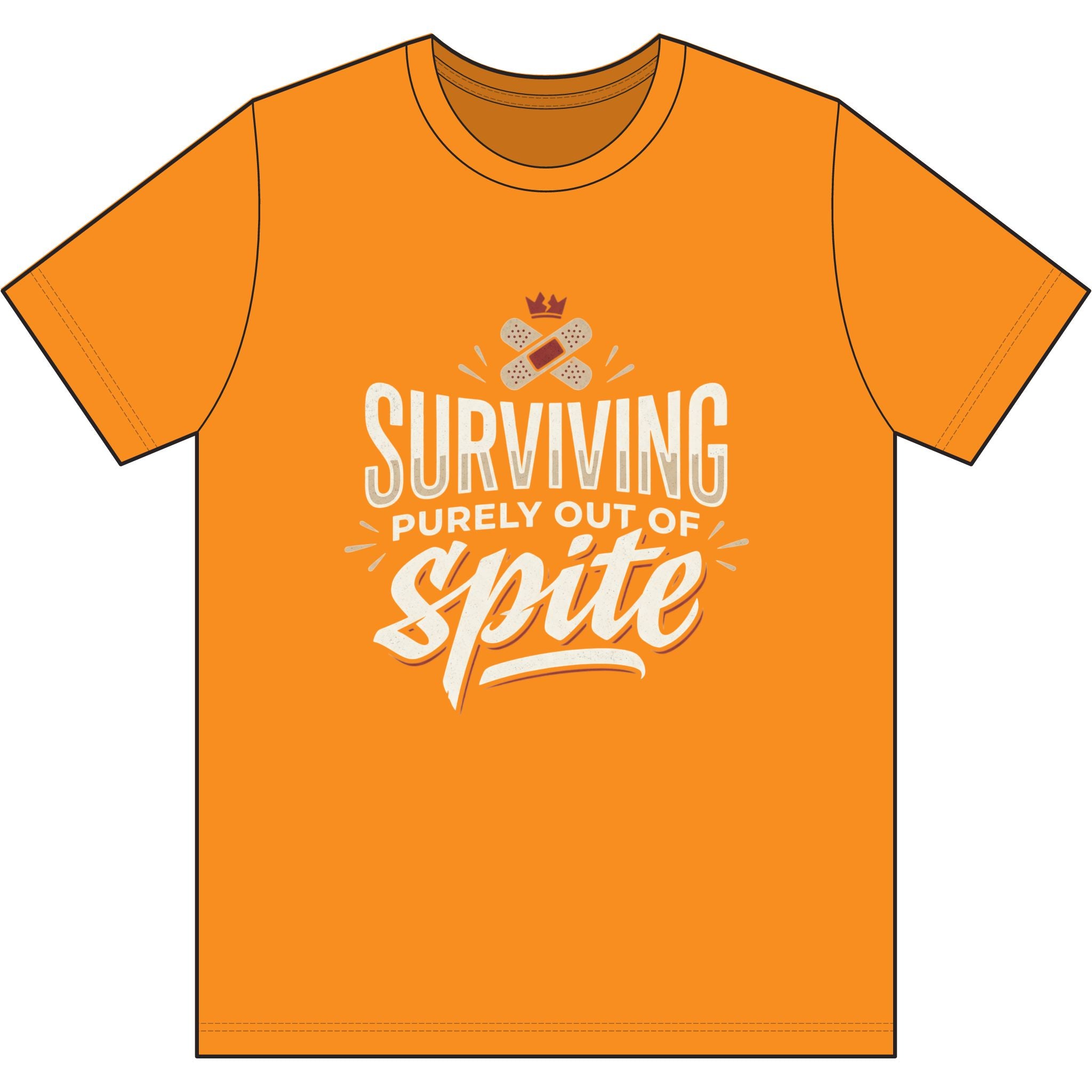 Surviving Purely Out of Spite Dri-Power 100% Polyester T-Shirt