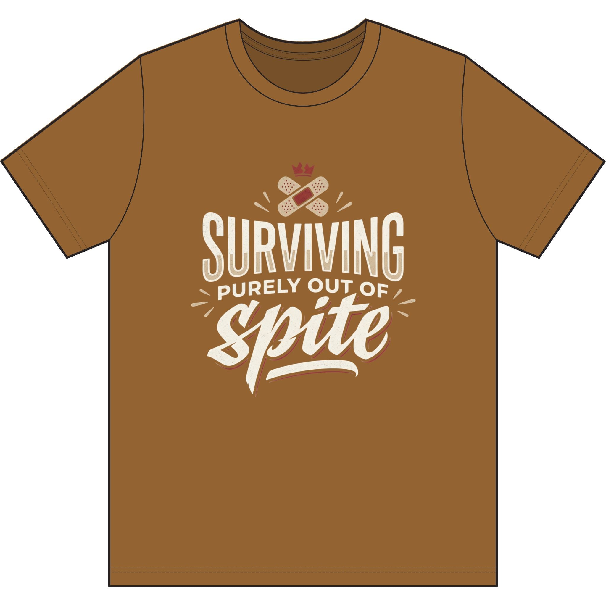Surviving Purely Out of Spite Dri-Power 100% Polyester T-Shirt
