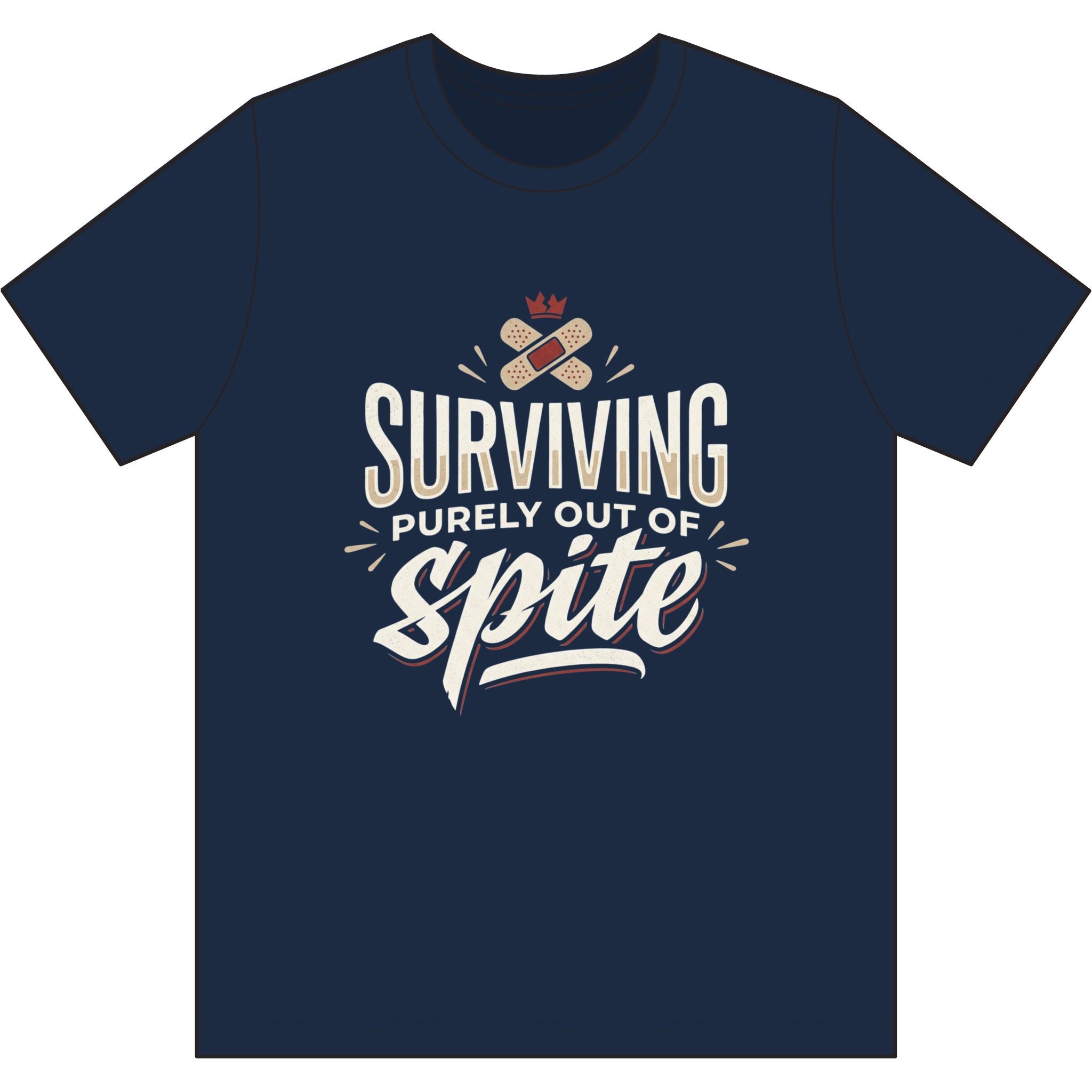 Surviving Purely Out of Spite Dri-Power 100% Polyester T-Shirt