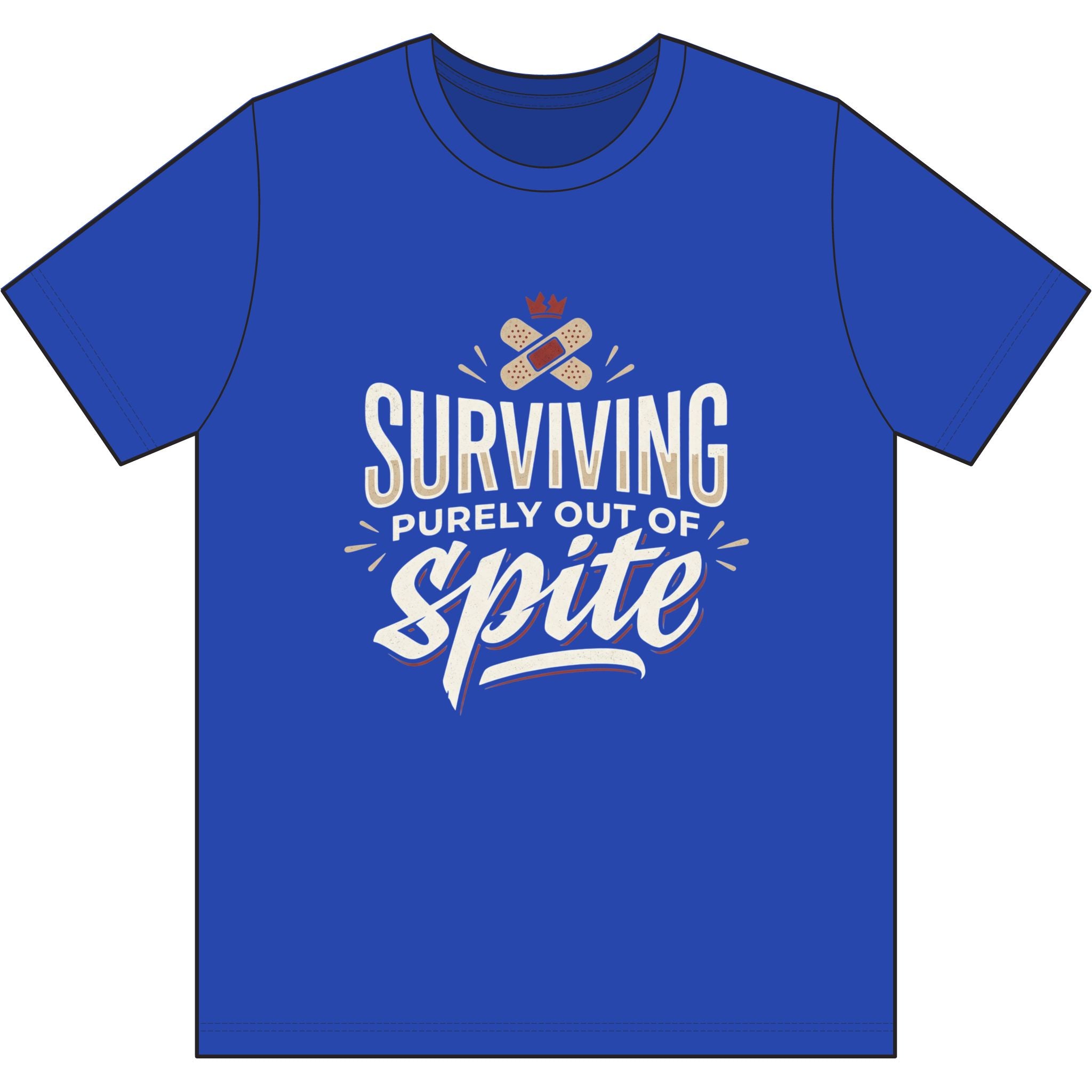Surviving Purely Out of Spite Dri-Power 100% Polyester T-Shirt
