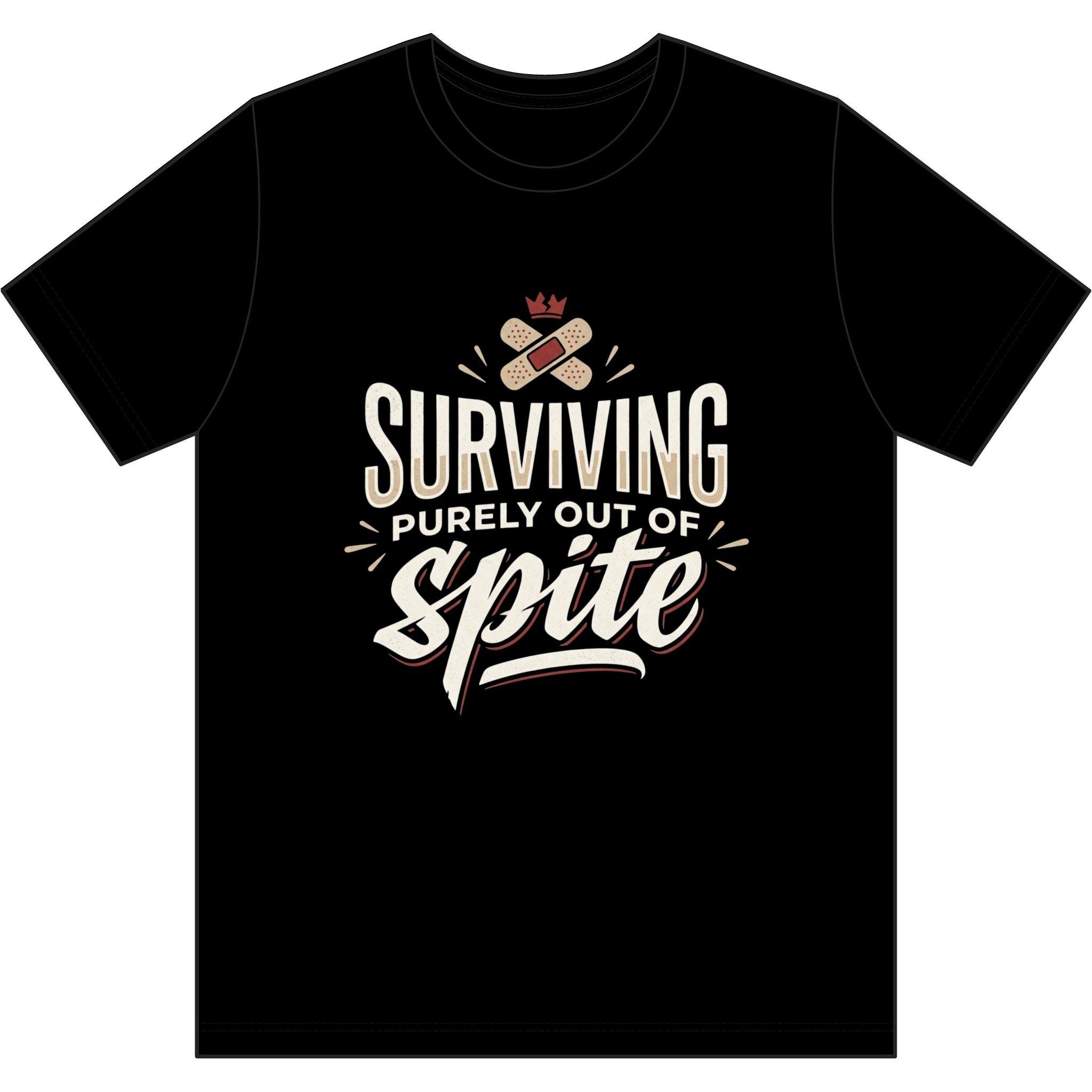 Surviving Purely Out of Spite Dri-Power 100% Polyester T-Shirt
