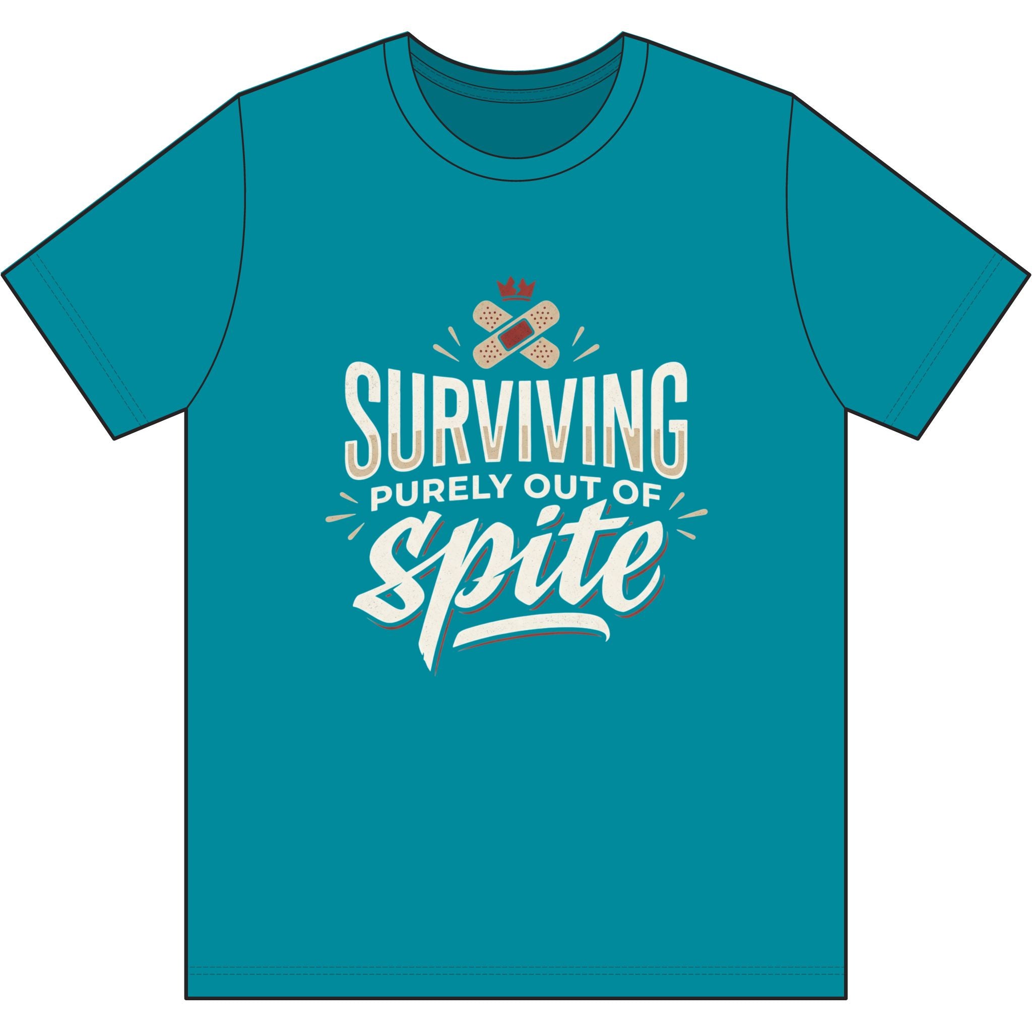 Surviving Purely Out of Spite Dri-Power 100% Polyester T-Shirt