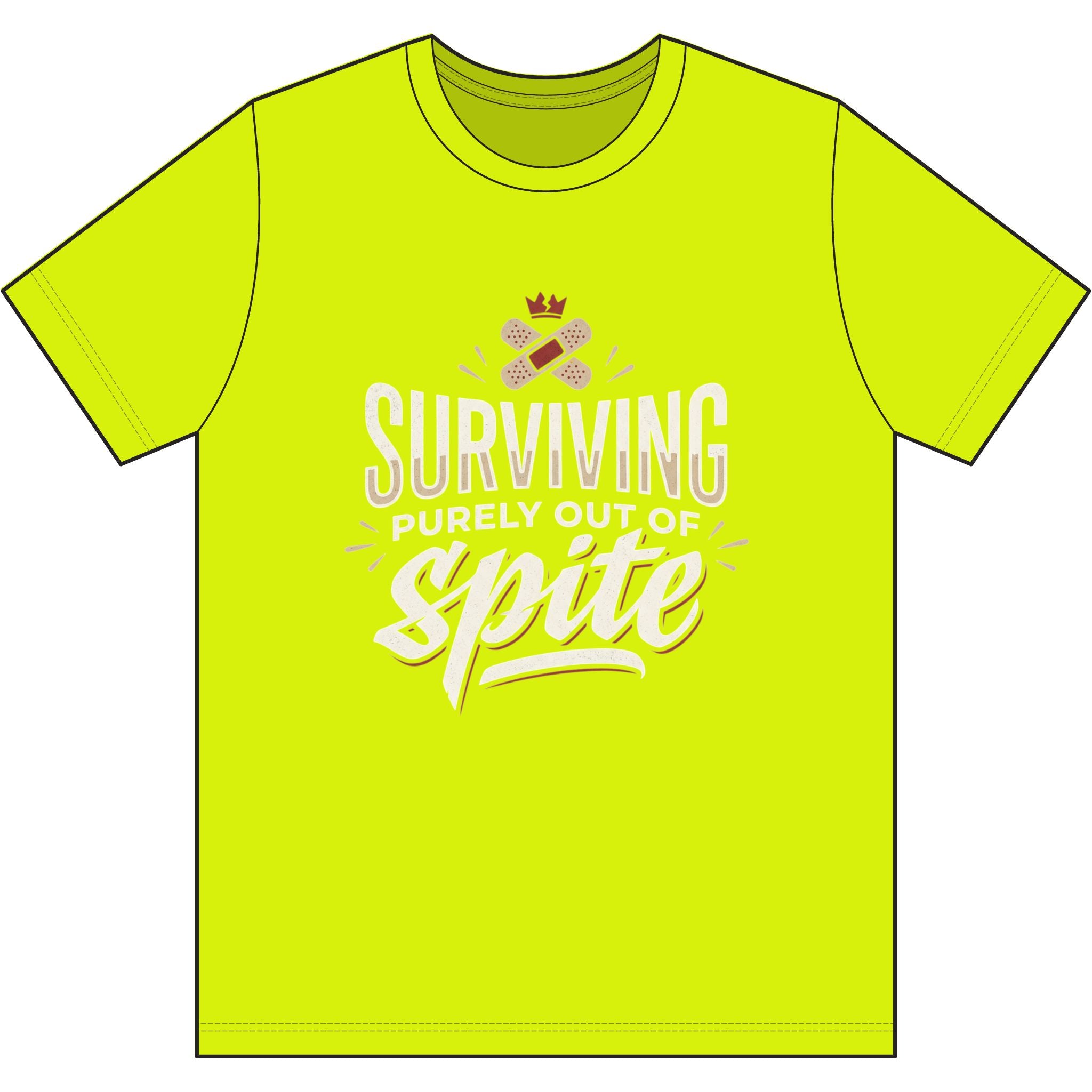 Surviving Purely Out of Spite Dri-Power 100% Polyester T-Shirt