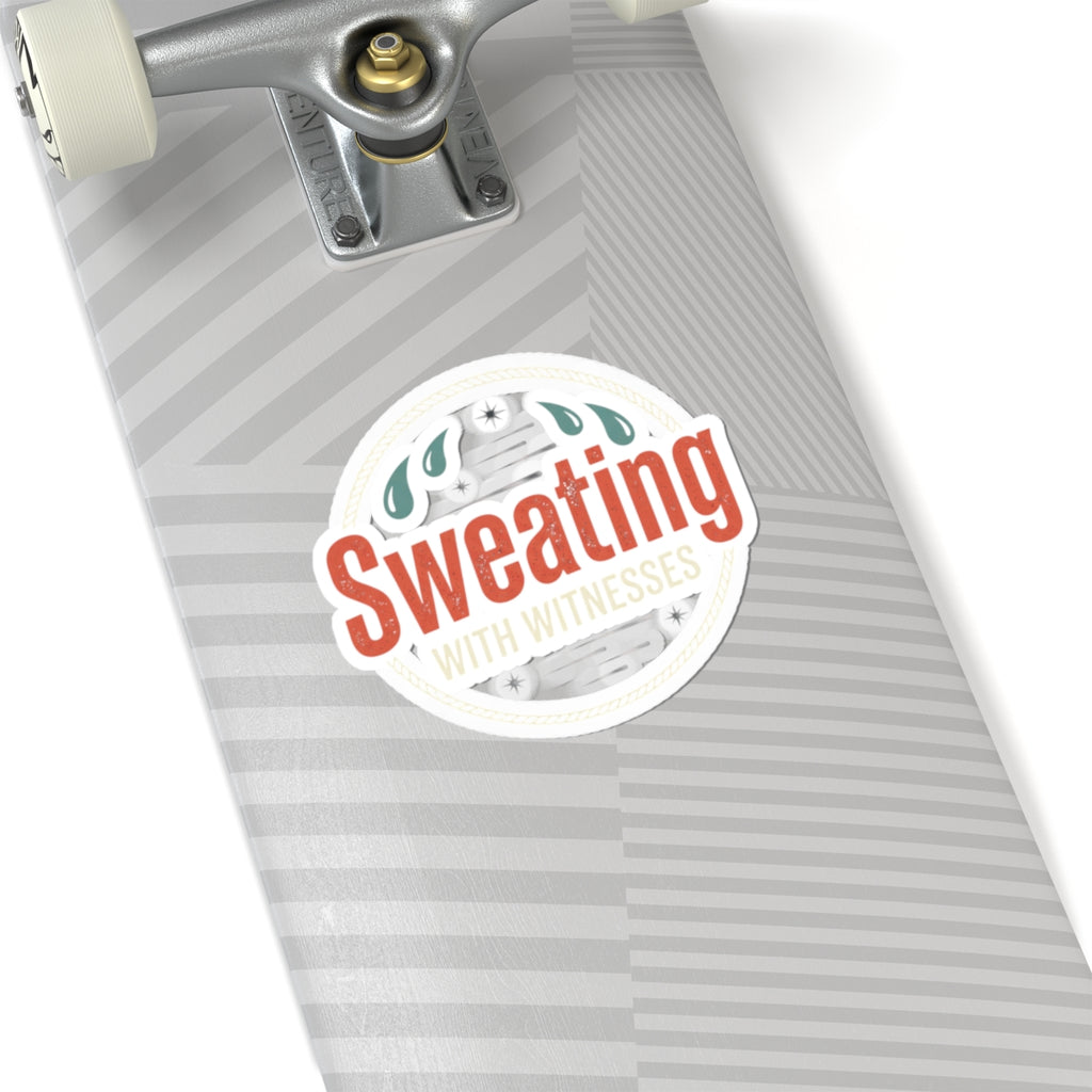 Sweating with Witnesses Kiss-Cut Stickers