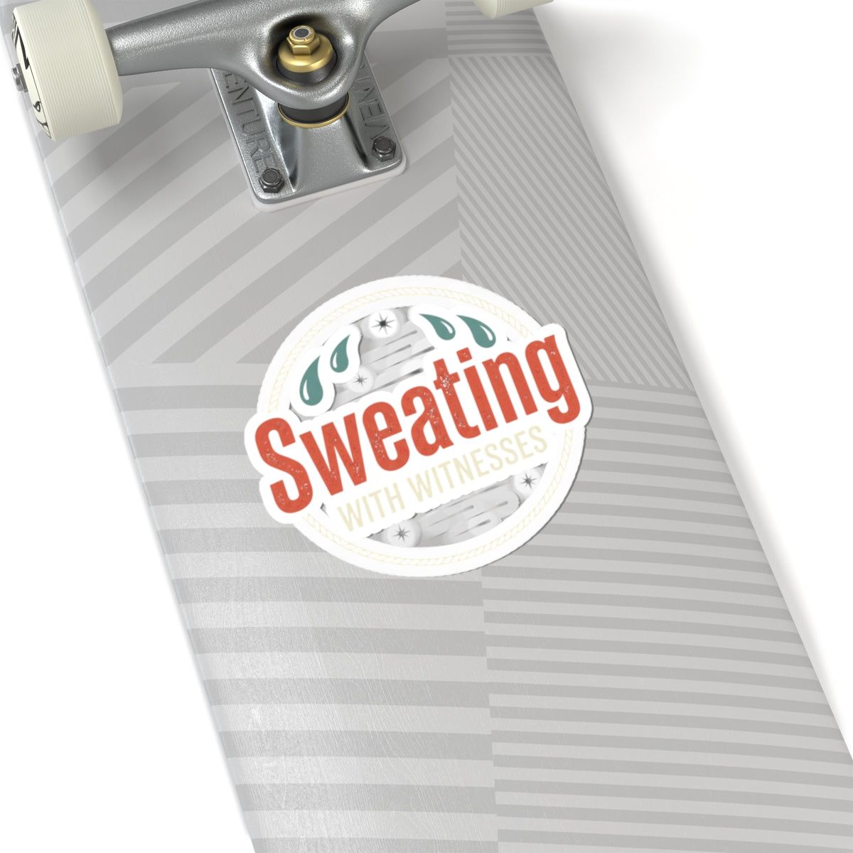 Sweating with Witnesses Kiss-Cut Stickers
