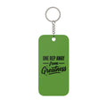 One Rep Away From Greatness Double-Sided Keychain Charm