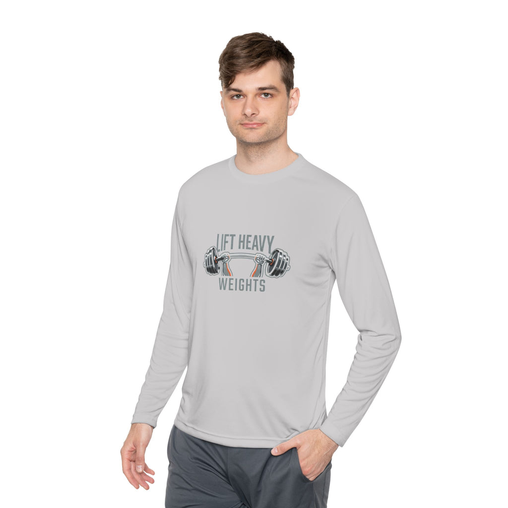 Lift Heavy Weights Unisex Lightweight Long Sleeve Tee