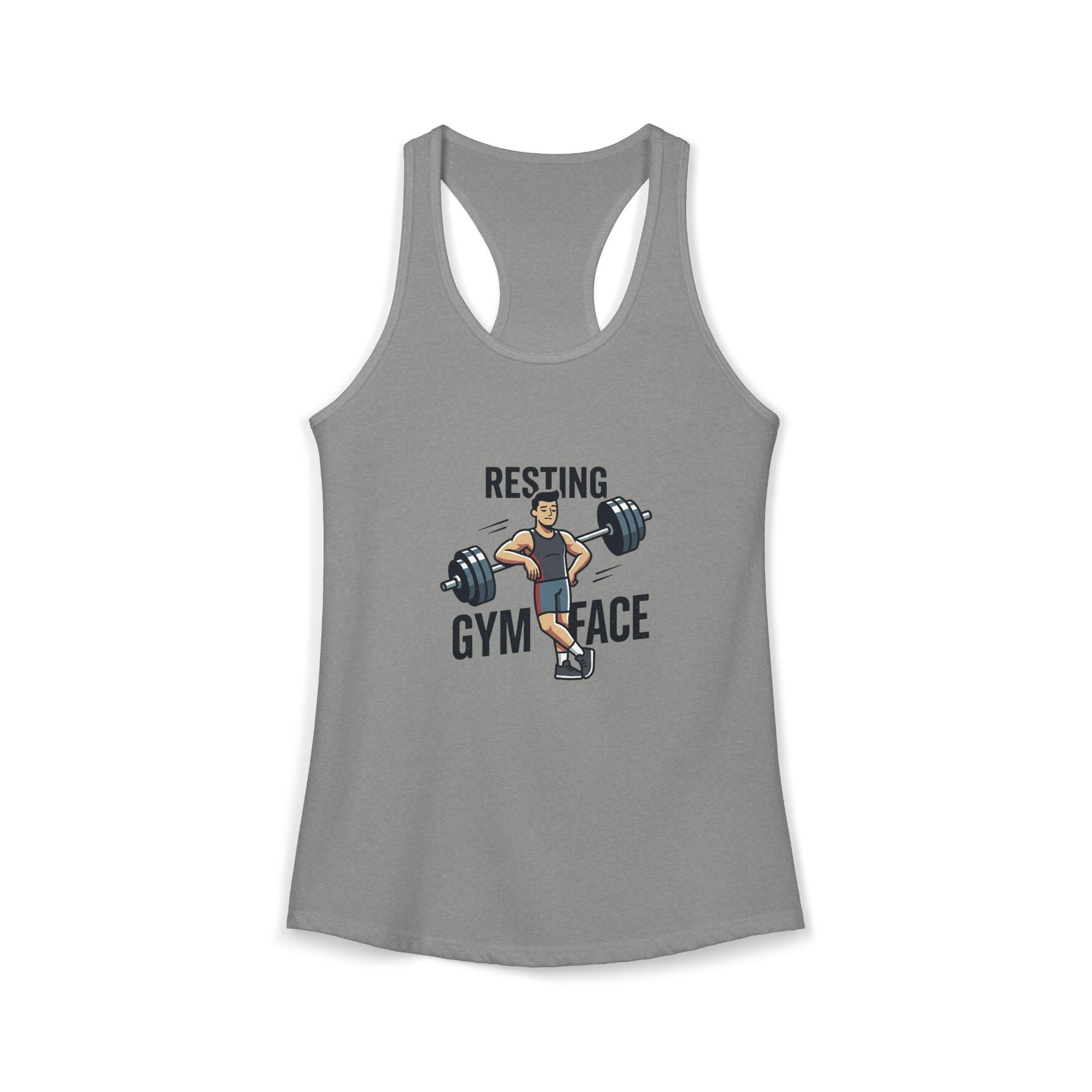 Resting Gym Face Women's Ideal Racerback Tank