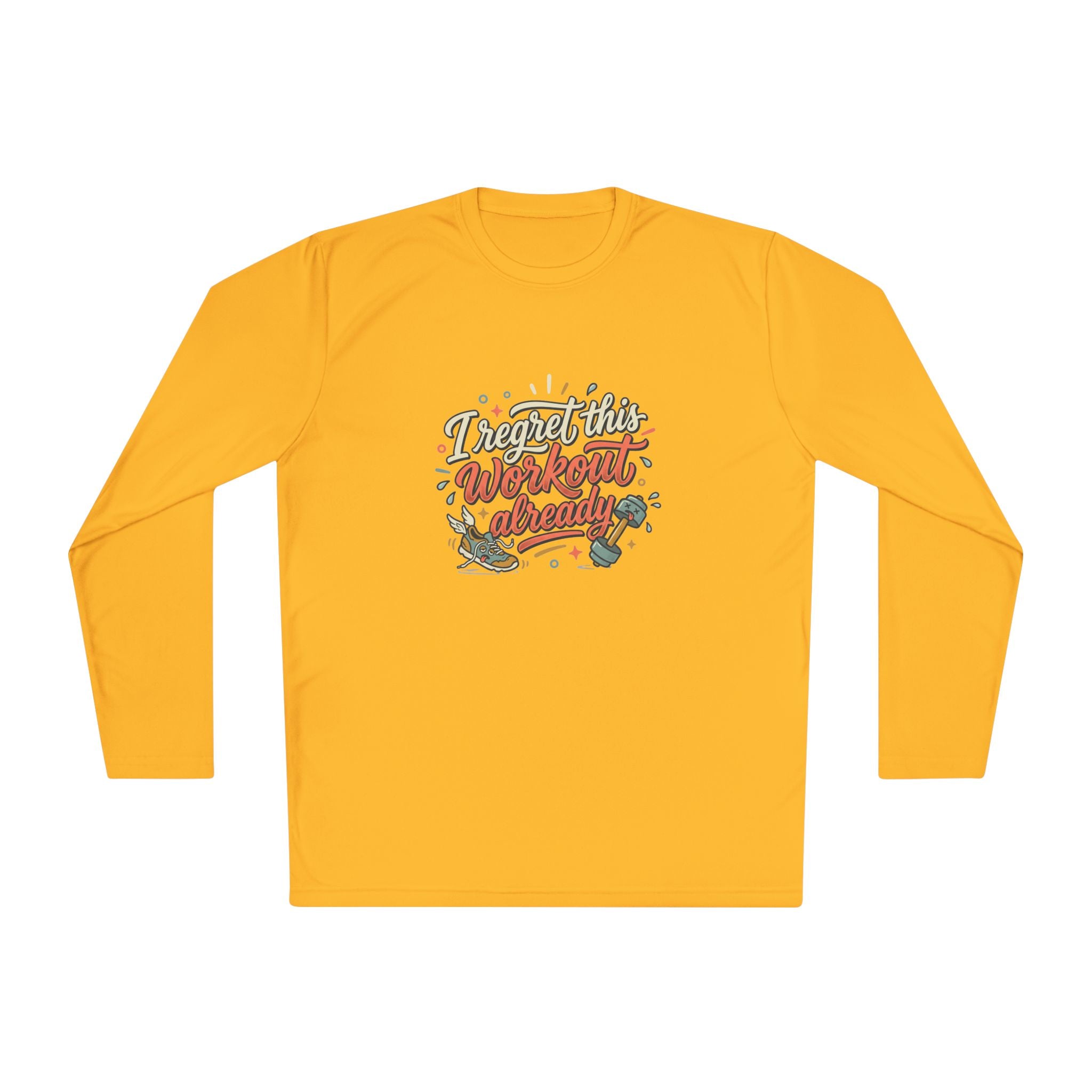 I Regret This Workout Already Unisex Lightweight Long Sleeve Tee