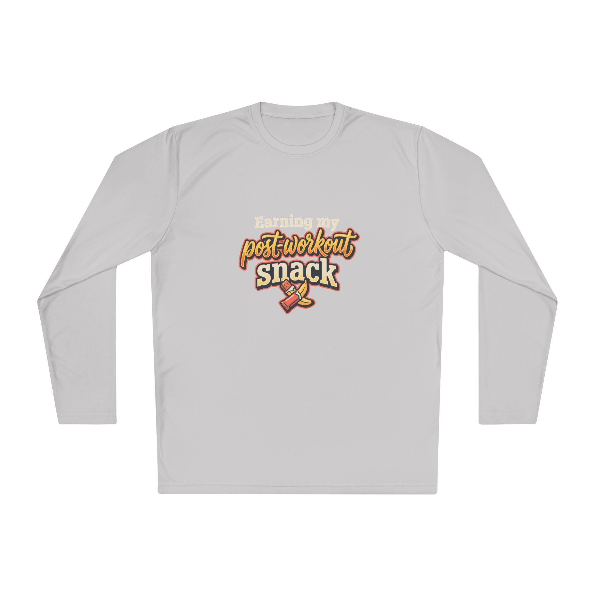 Earning My Post-Workout Snack Unisex Lightweight Long Sleeve Tee
