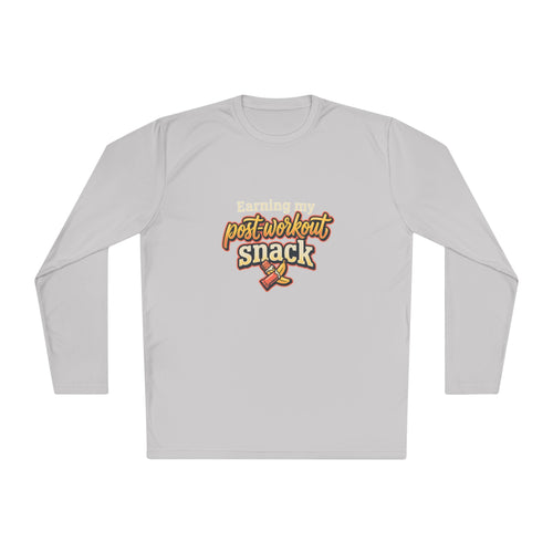 Earning My Post-Workout Snack Unisex Lightweight Long Sleeve Tee