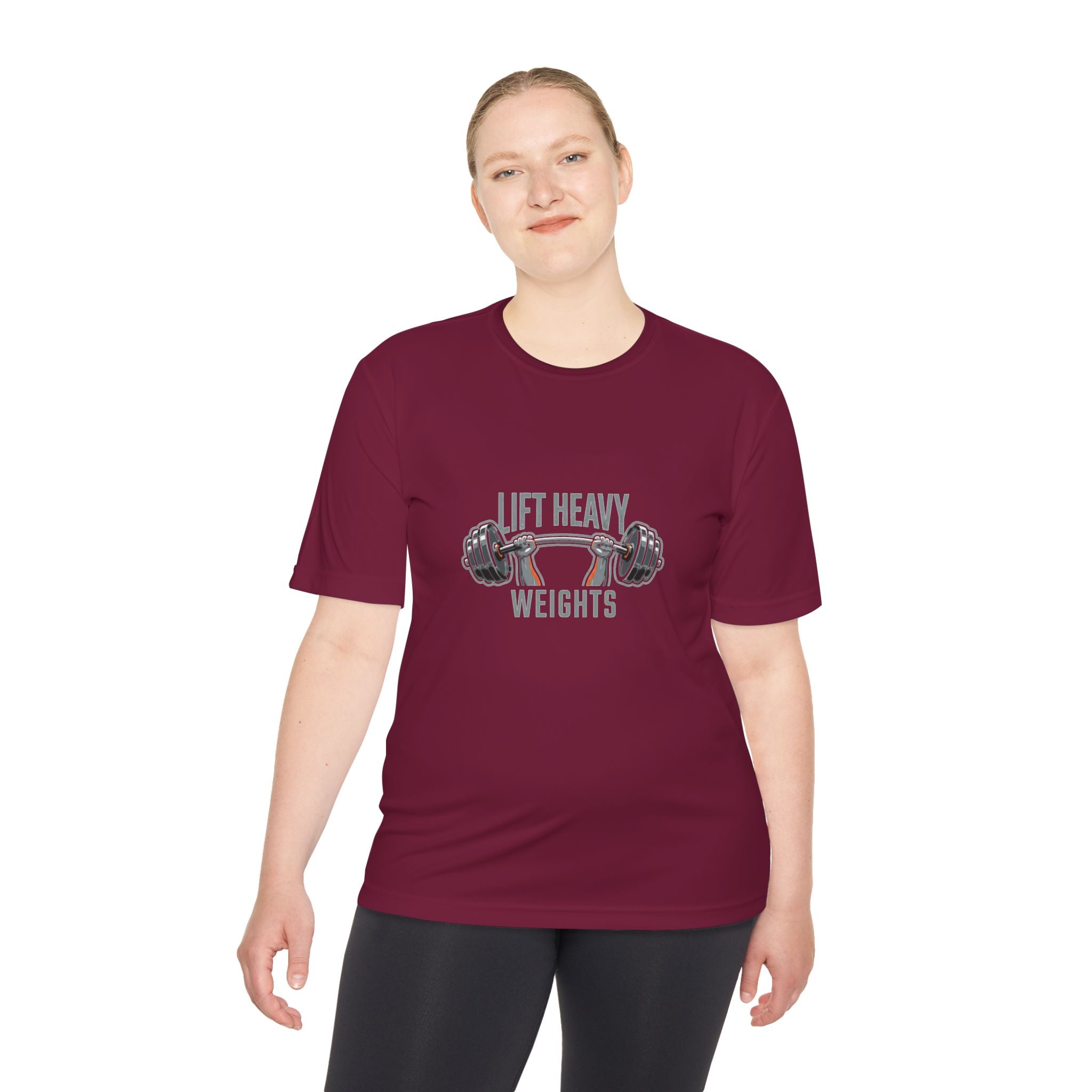 Lift Heavy Weights Unisex Moisture Wicking Tee