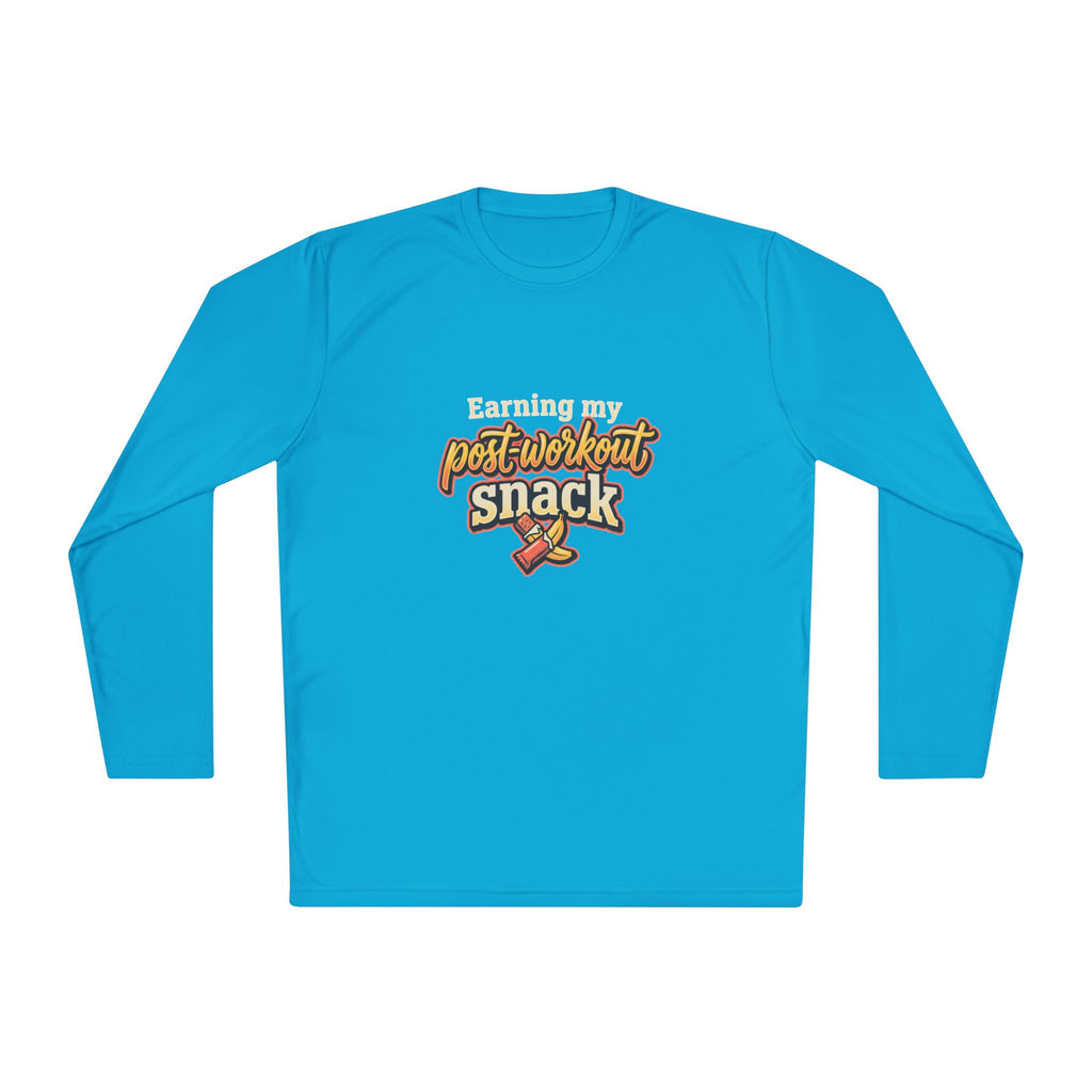 Earning My Post-Workout Snack Unisex Lightweight Long Sleeve Tee