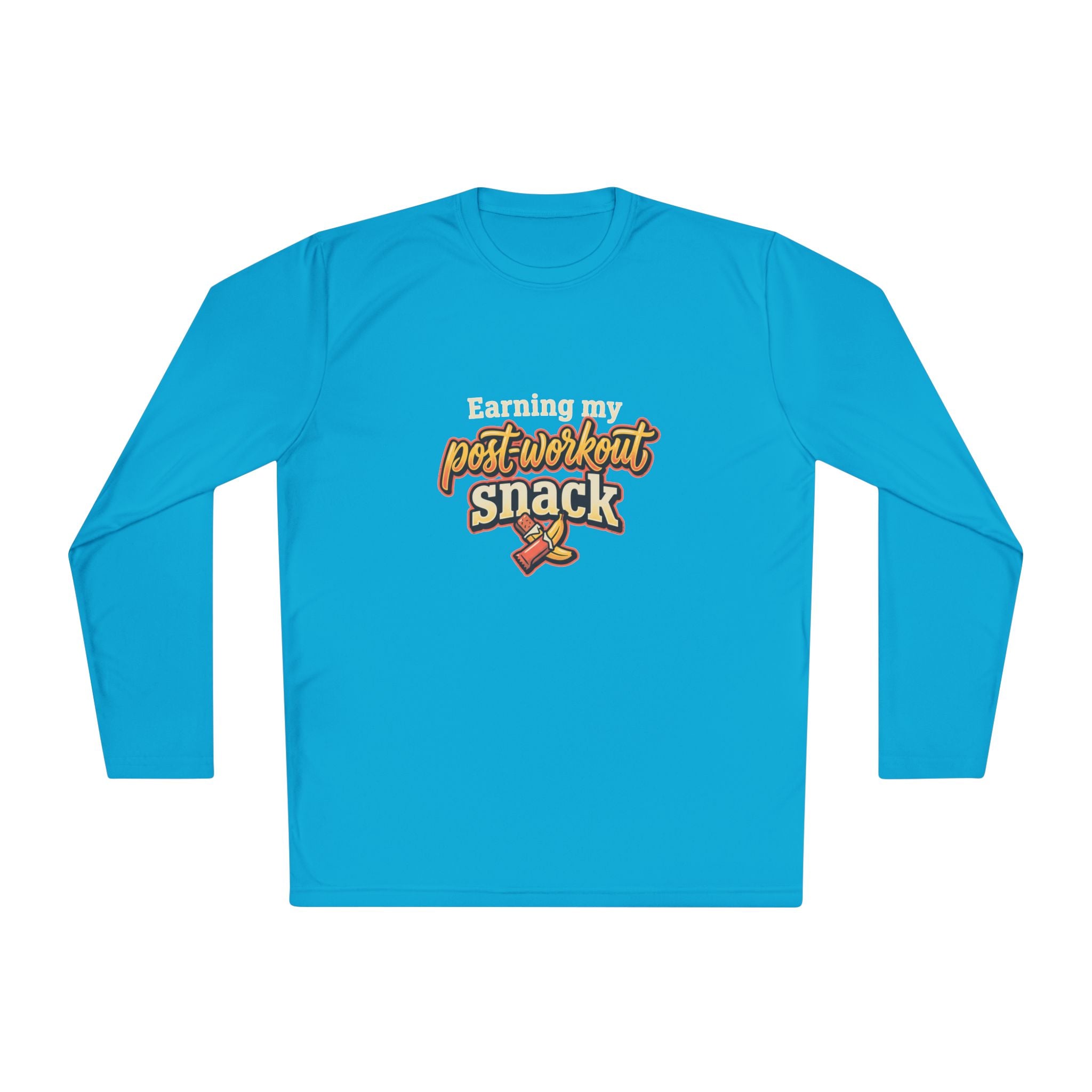 Earning My Post-Workout Snack Unisex Lightweight Long Sleeve Tee