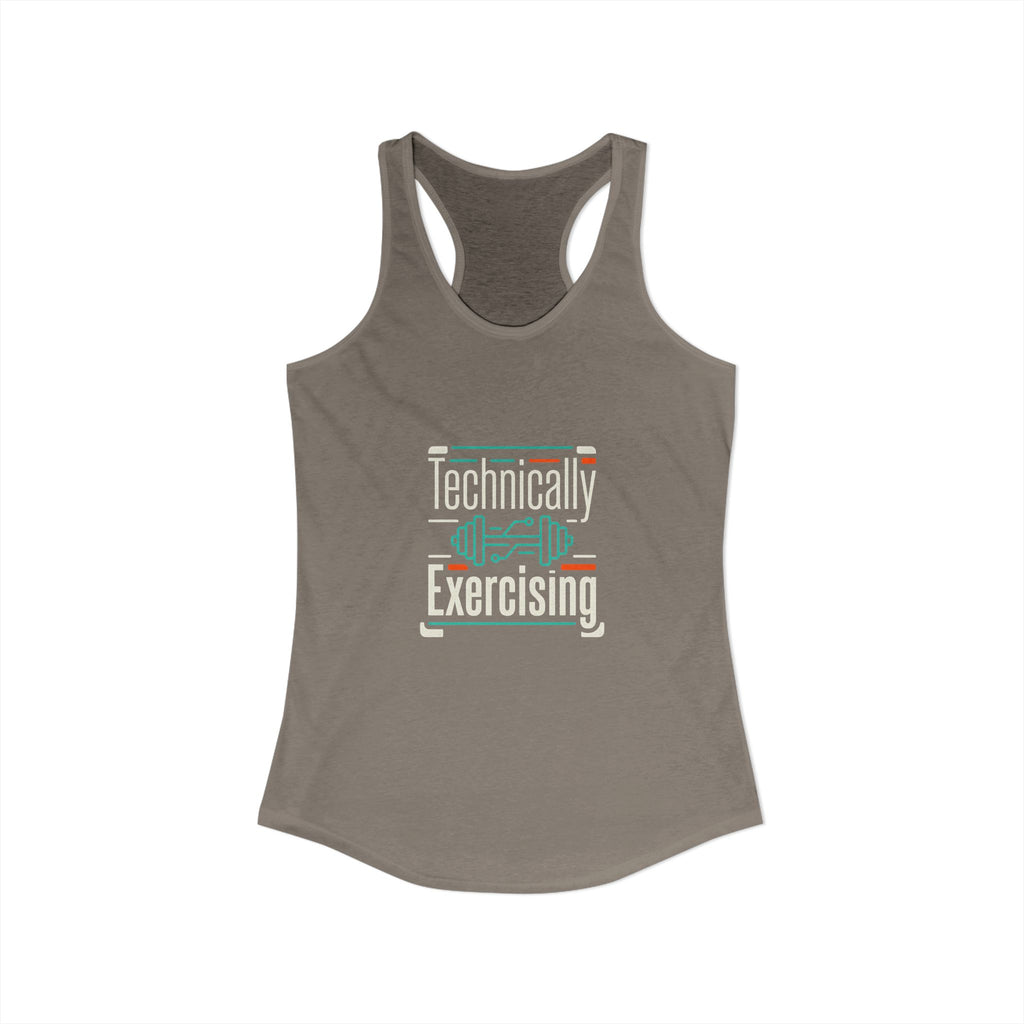 Technically Exercising Women's Ideal Racerback Tank