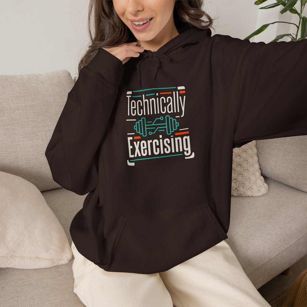 Technically Exercising Unisex Heavy Blend™ Hooded Sweatshirt