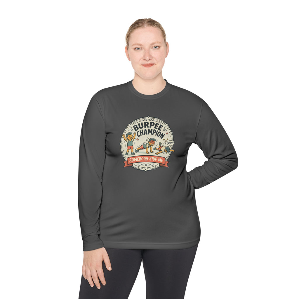 Burpee Champion Unisex Lightweight Long Sleeve Tee