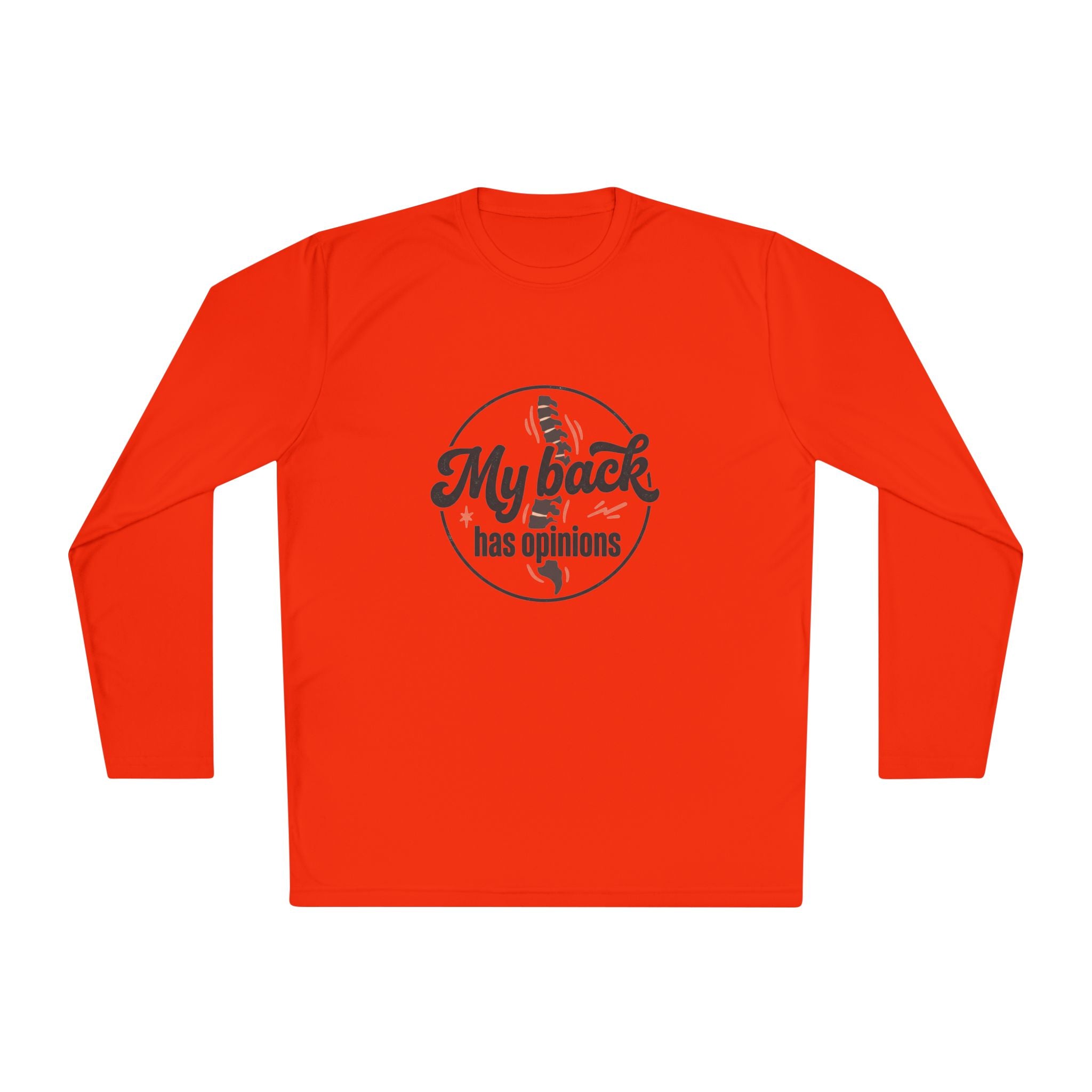 My Back Has Opinions Unisex Lightweight Long Sleeve Tee