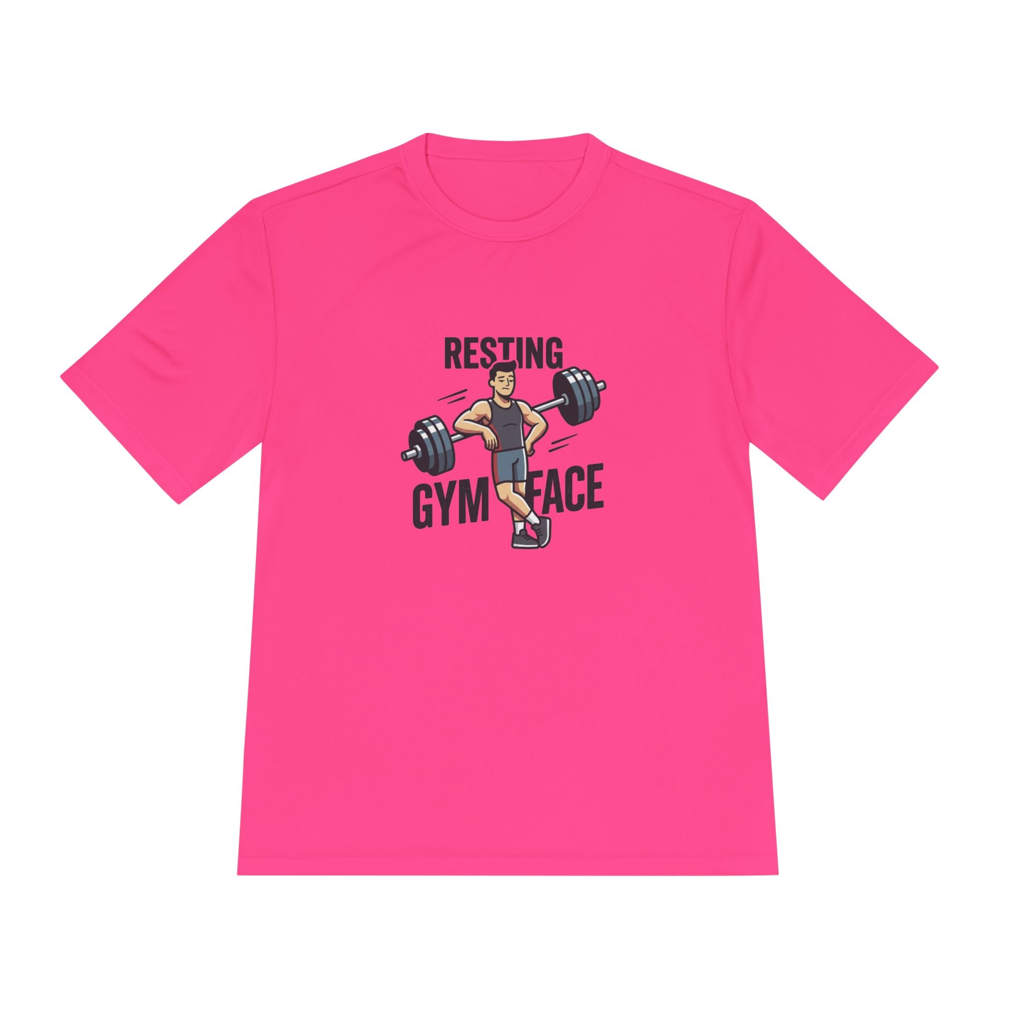 Resting Gym Face Unisex Moisture Wicking Tee