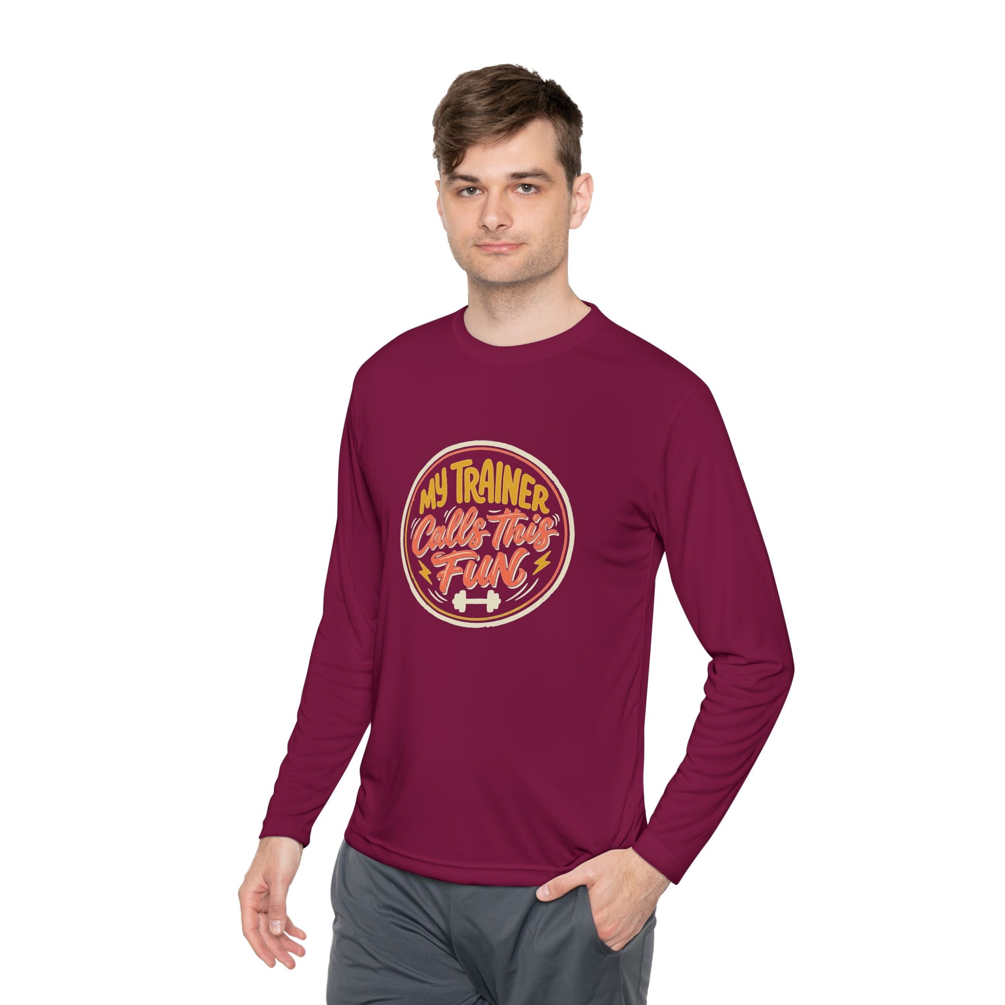 My Trainer Calls This Fun Unisex Lightweight Long Sleeve Tee