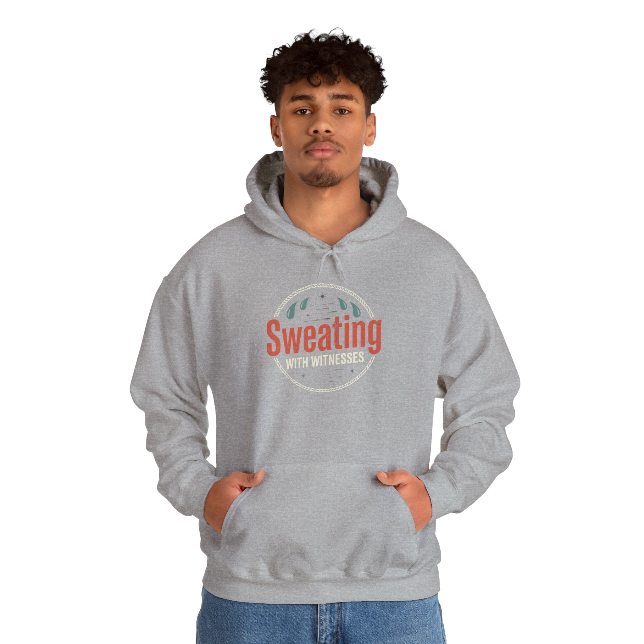 Sweating with Witnesses Unisex Heavy Blend™ Hooded Sweatshirt