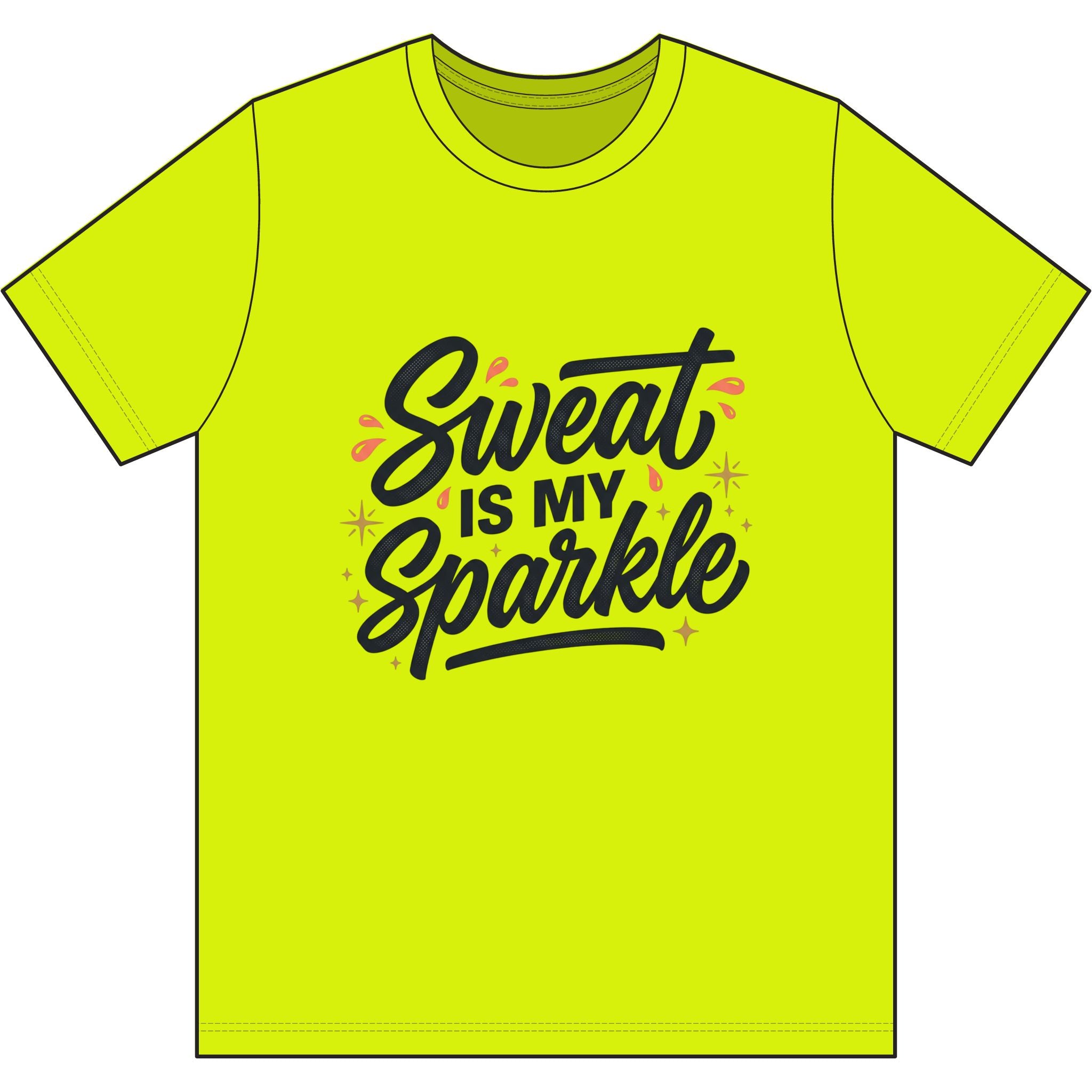 Sweat is My Sparkle Dri-Power 100% Polyester T-Shirt