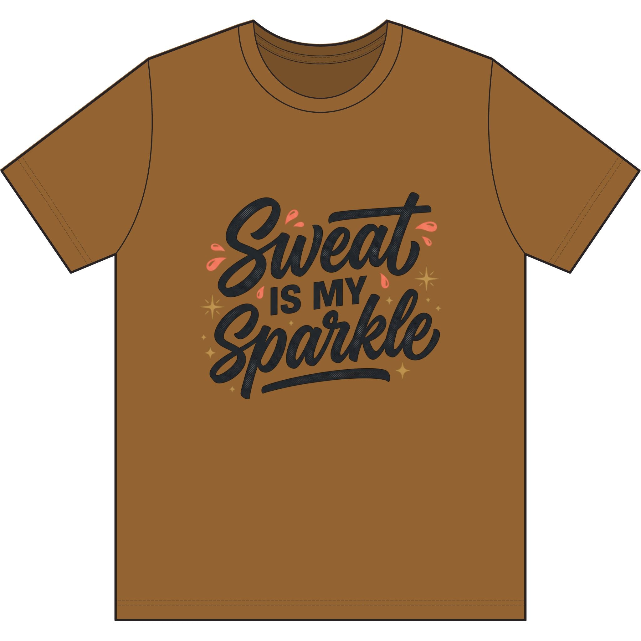 Sweat is My Sparkle Dri-Power 100% Polyester T-Shirt